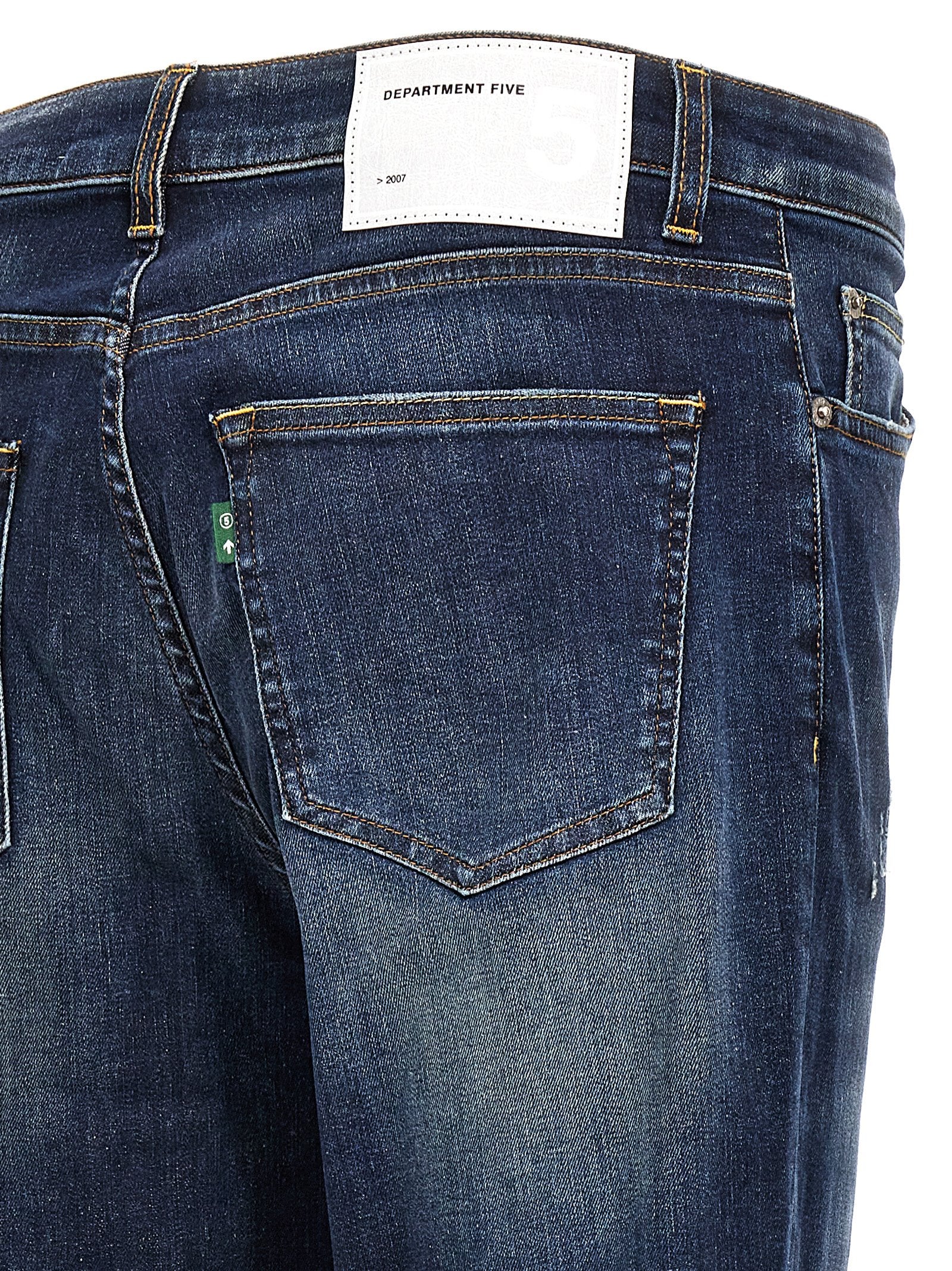 Blue Cotton Jeans Denim
