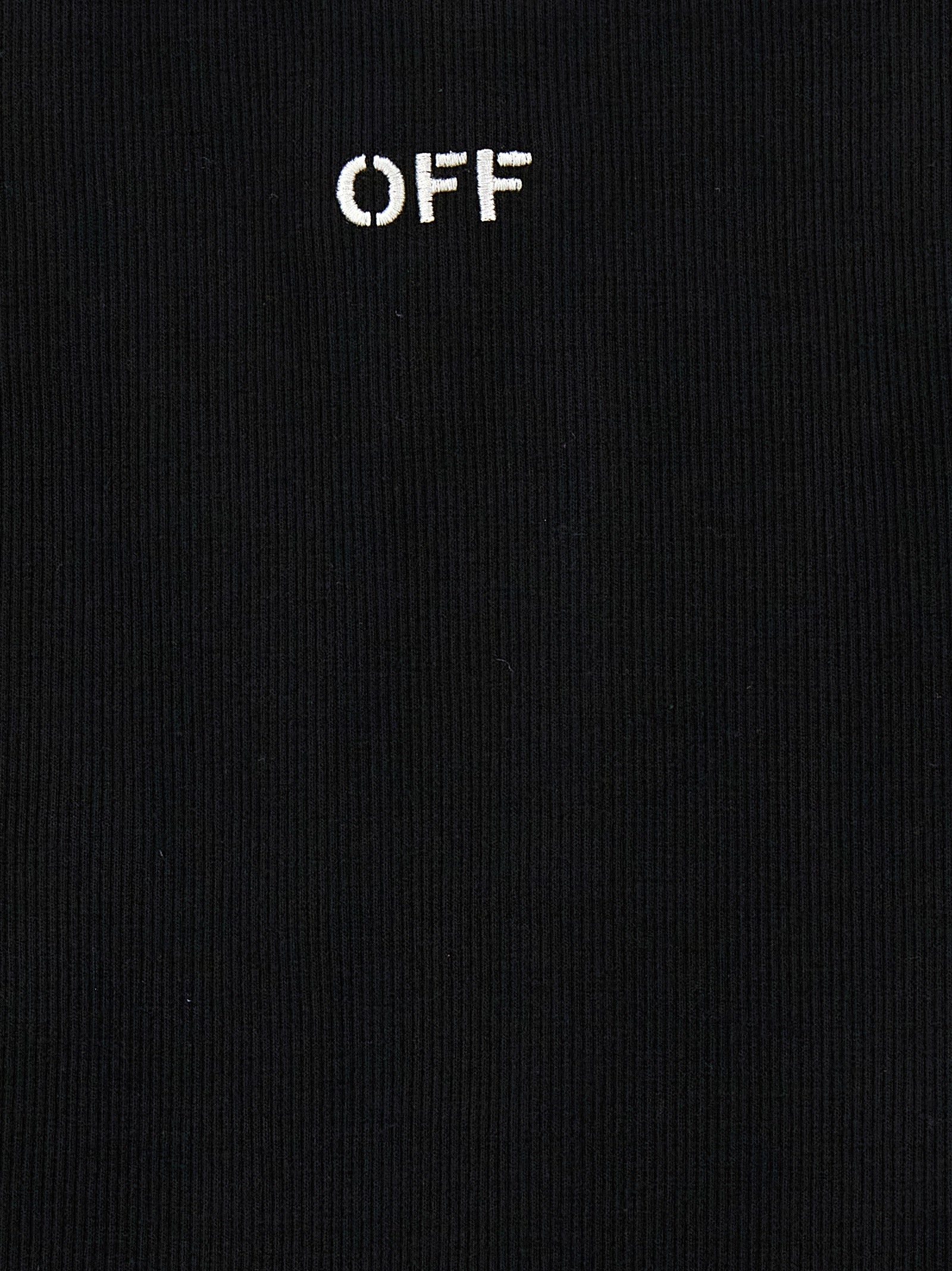 Black Cotton Sleeveles T-Shirt