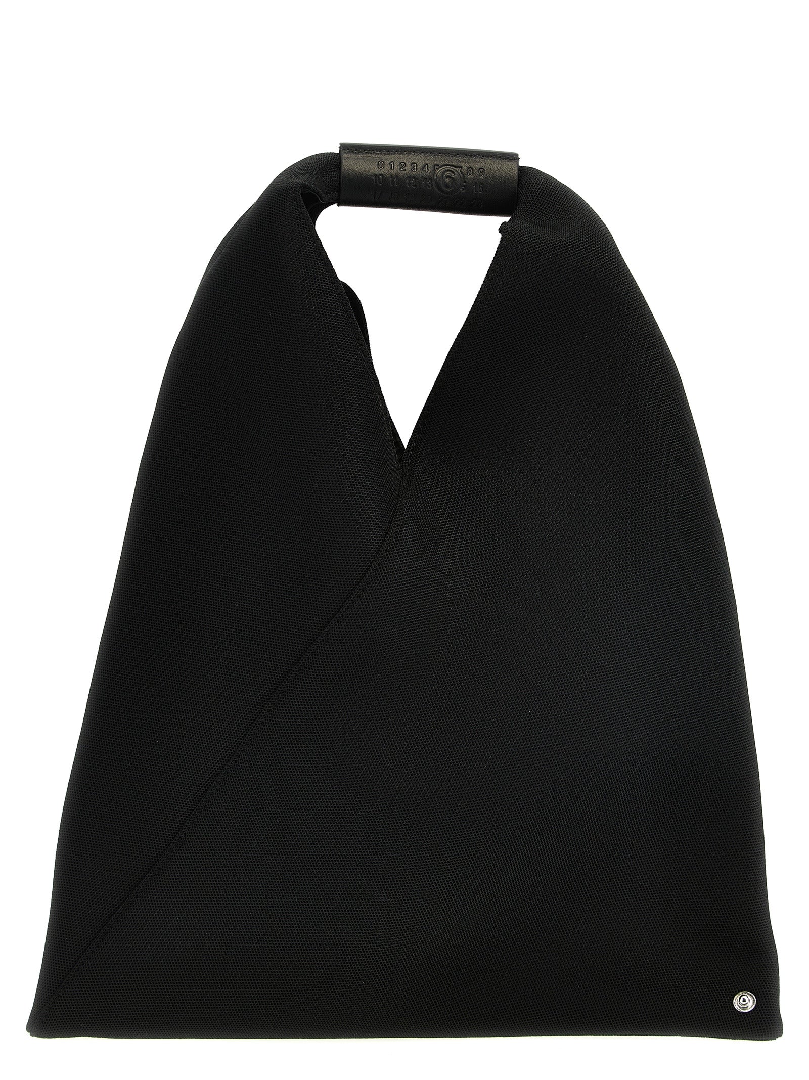 Black Polyester Shoulder Bag