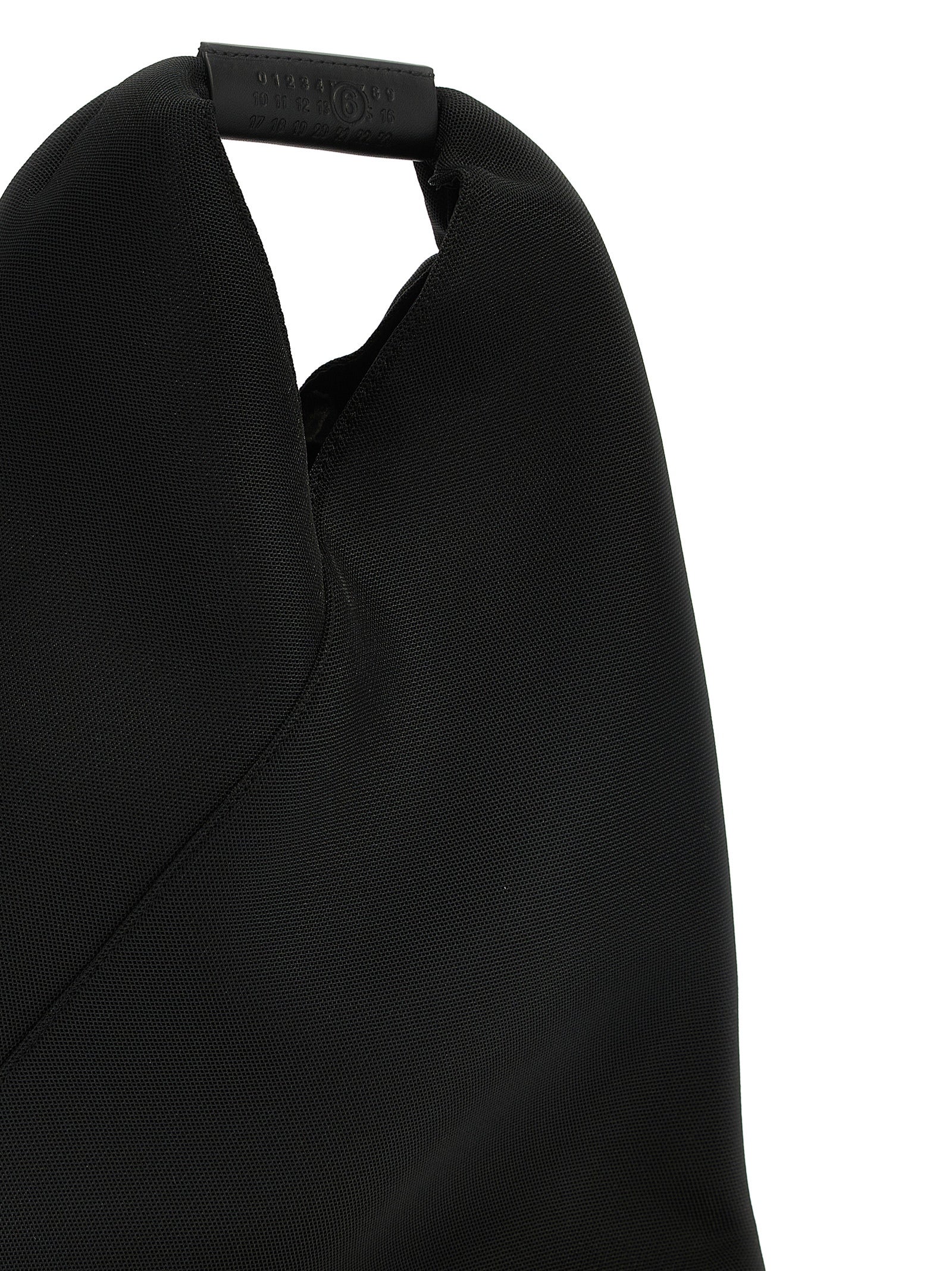 Black Polyester Shoulder Bag