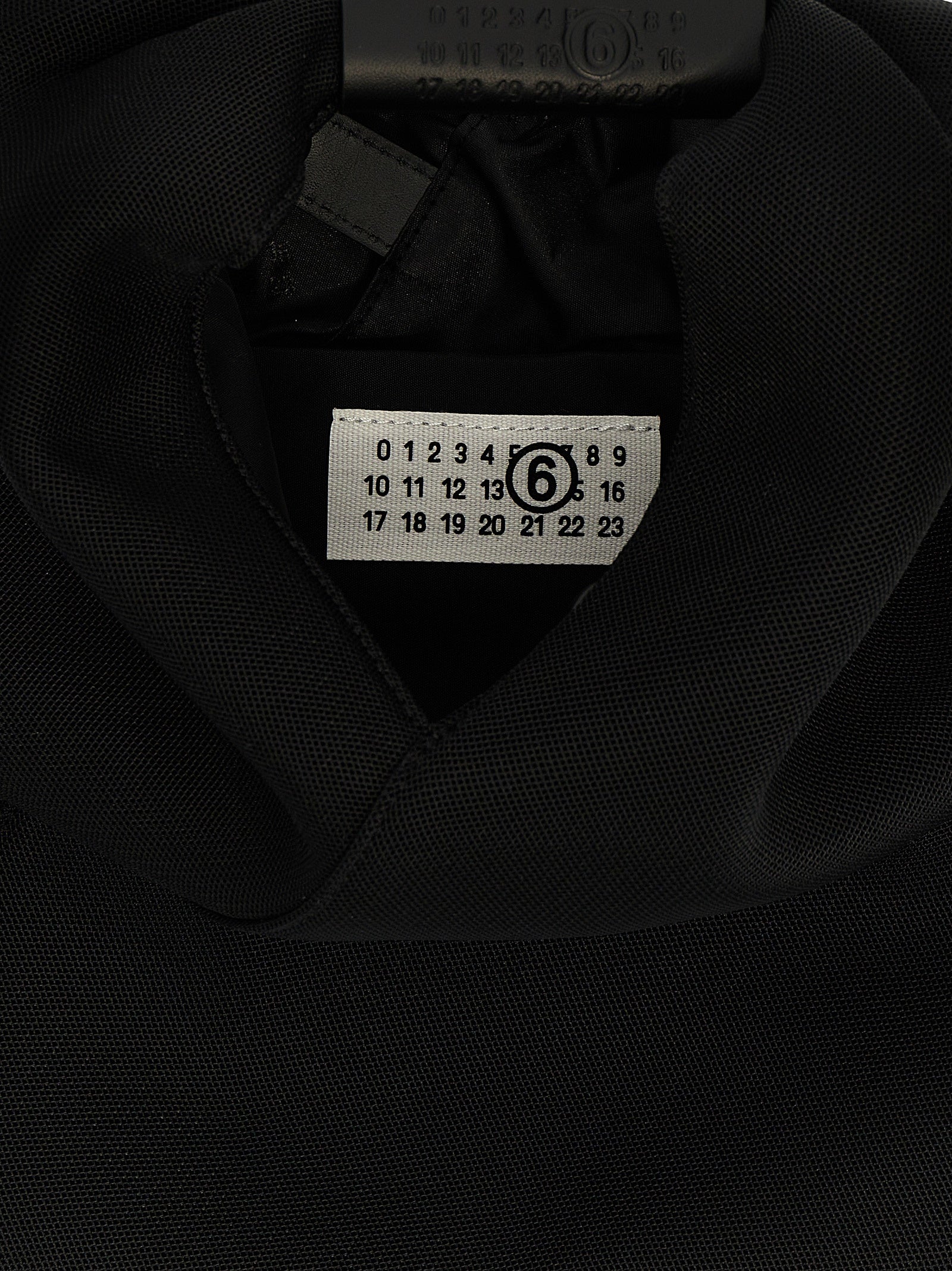 Black Polyester Shoulder Bag