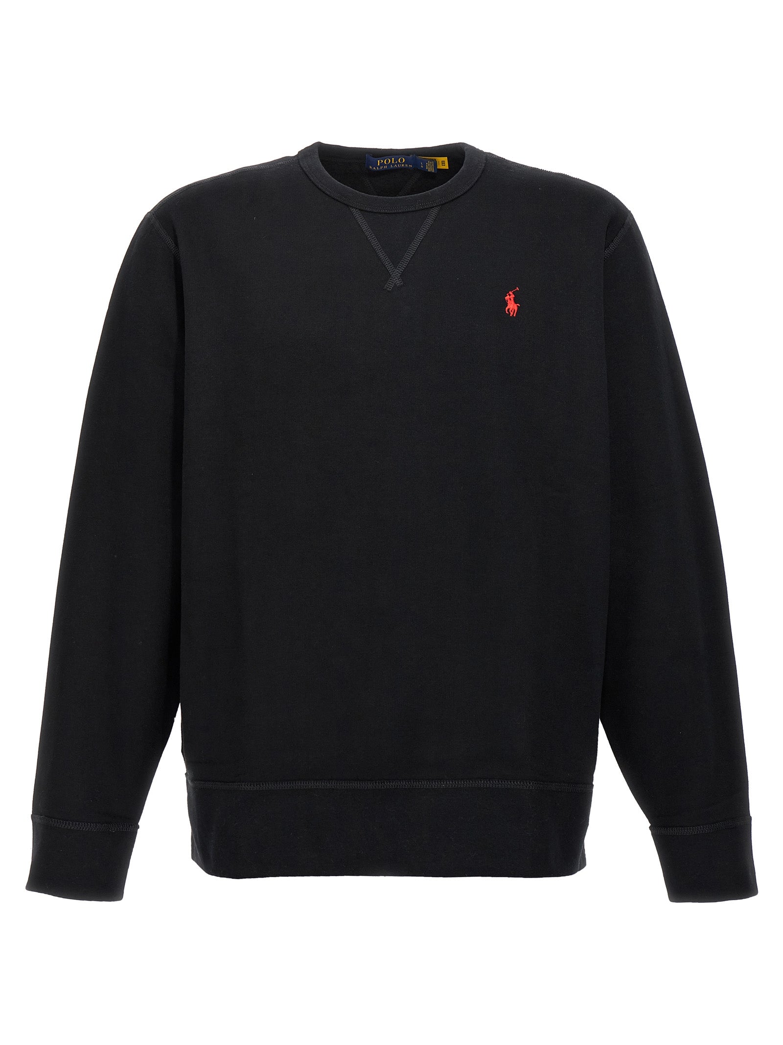 Black Cotton Sweatshirt