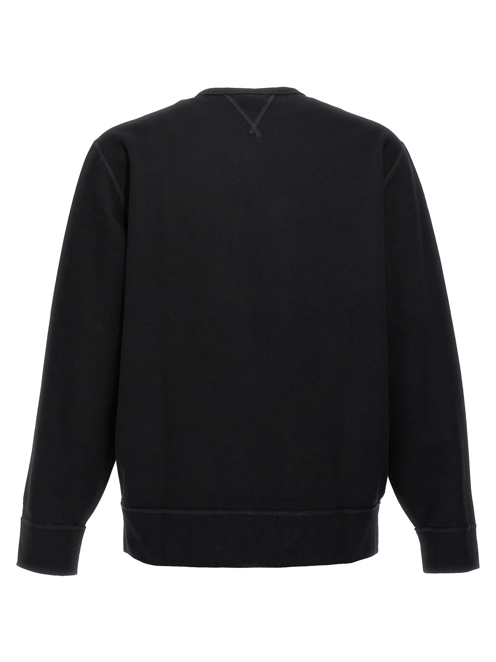 Black Cotton Sweatshirt