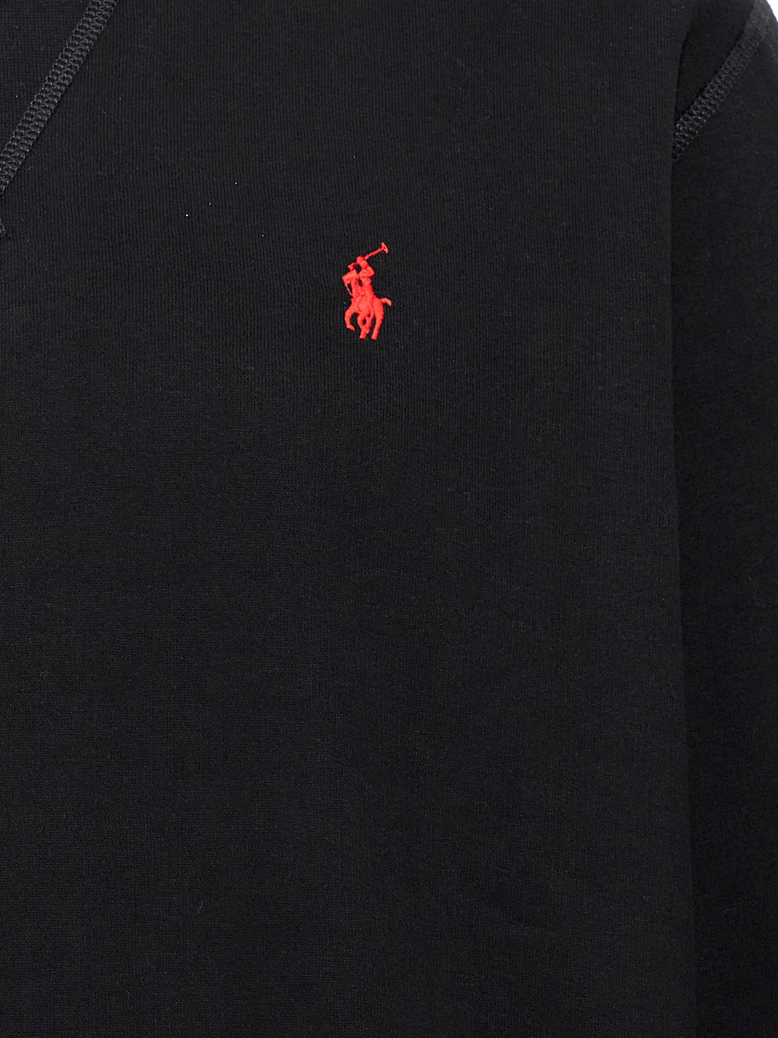 Black Cotton Sweatshirt