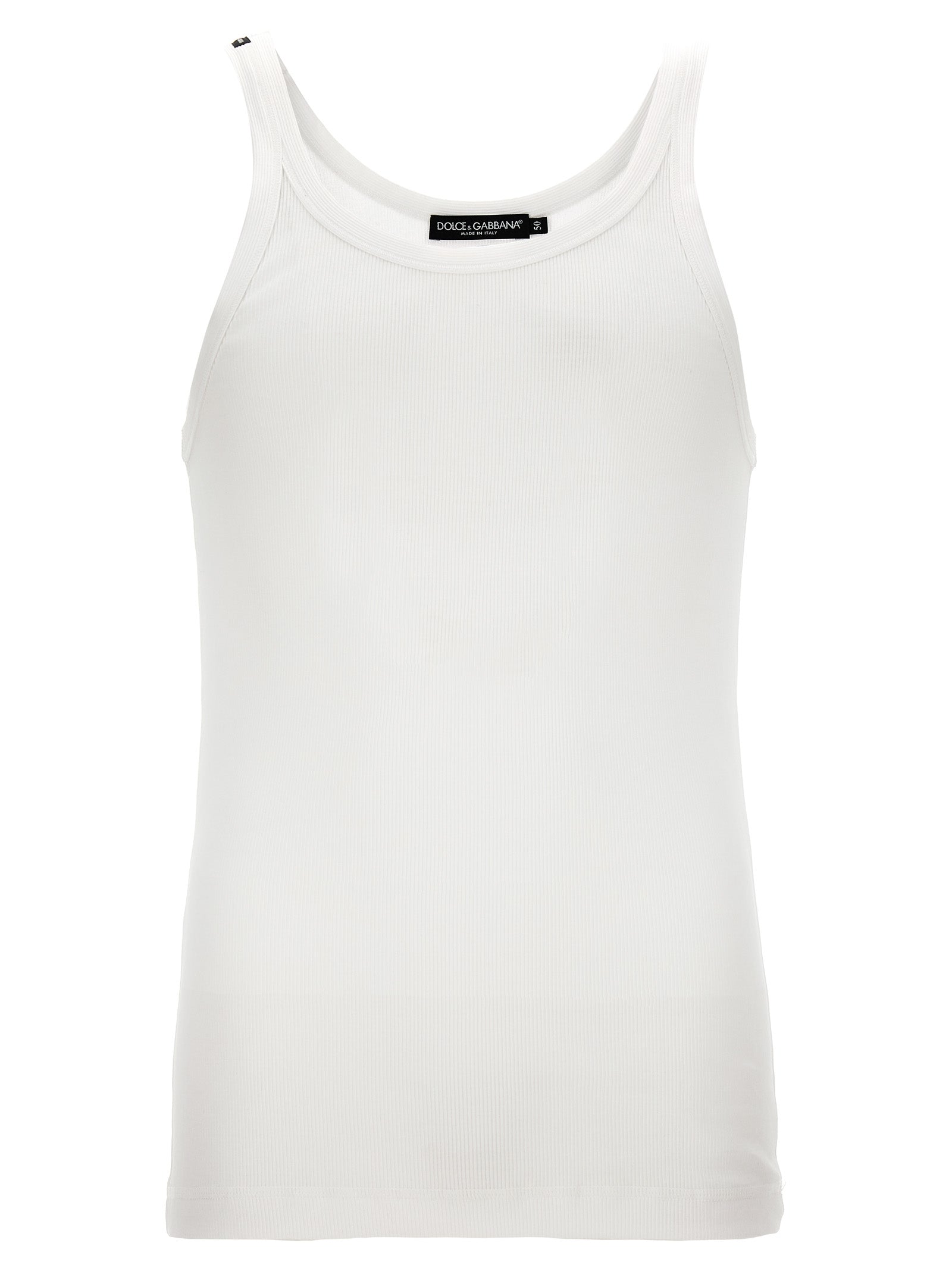 White Cotton Tank Tops