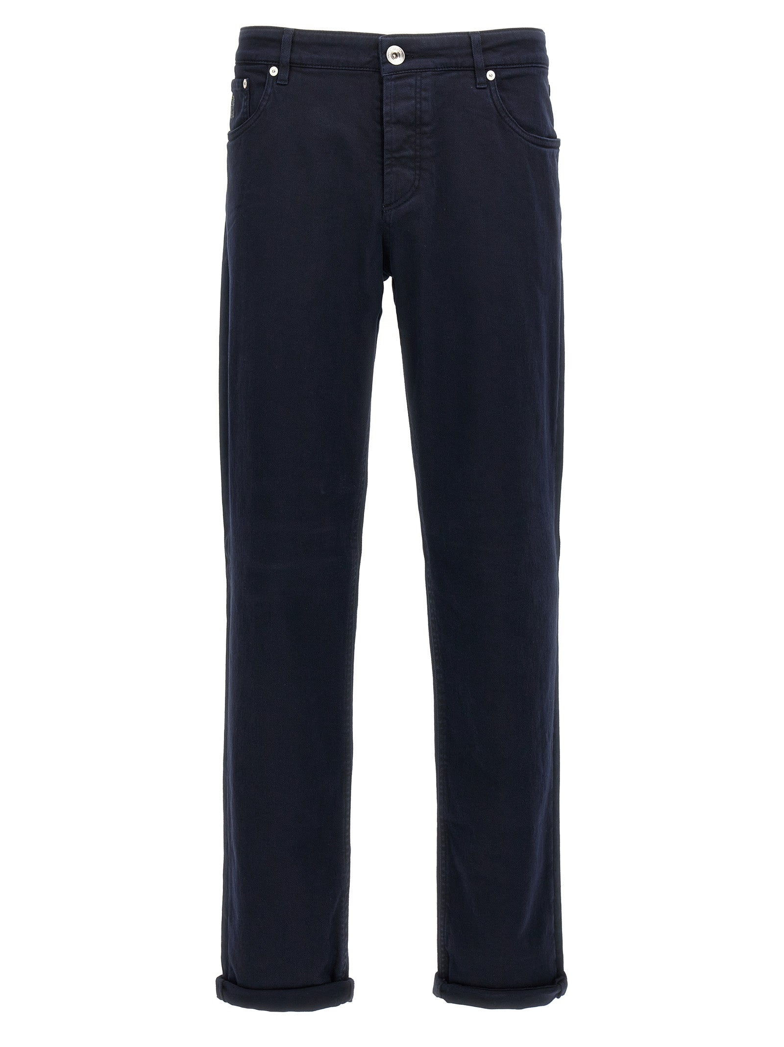 Blue Cotton Jeans Denim