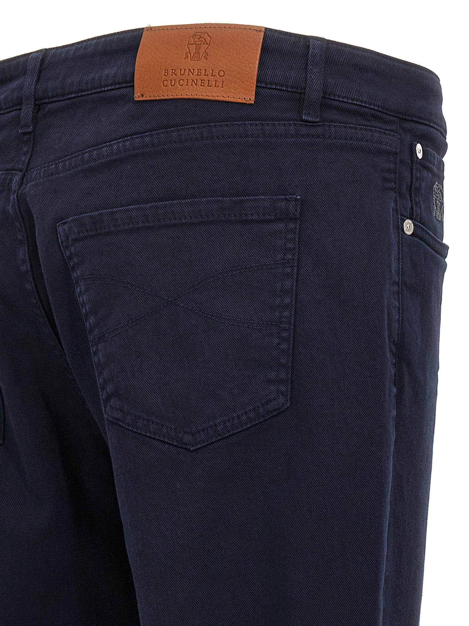 Blue Cotton Jeans Denim
