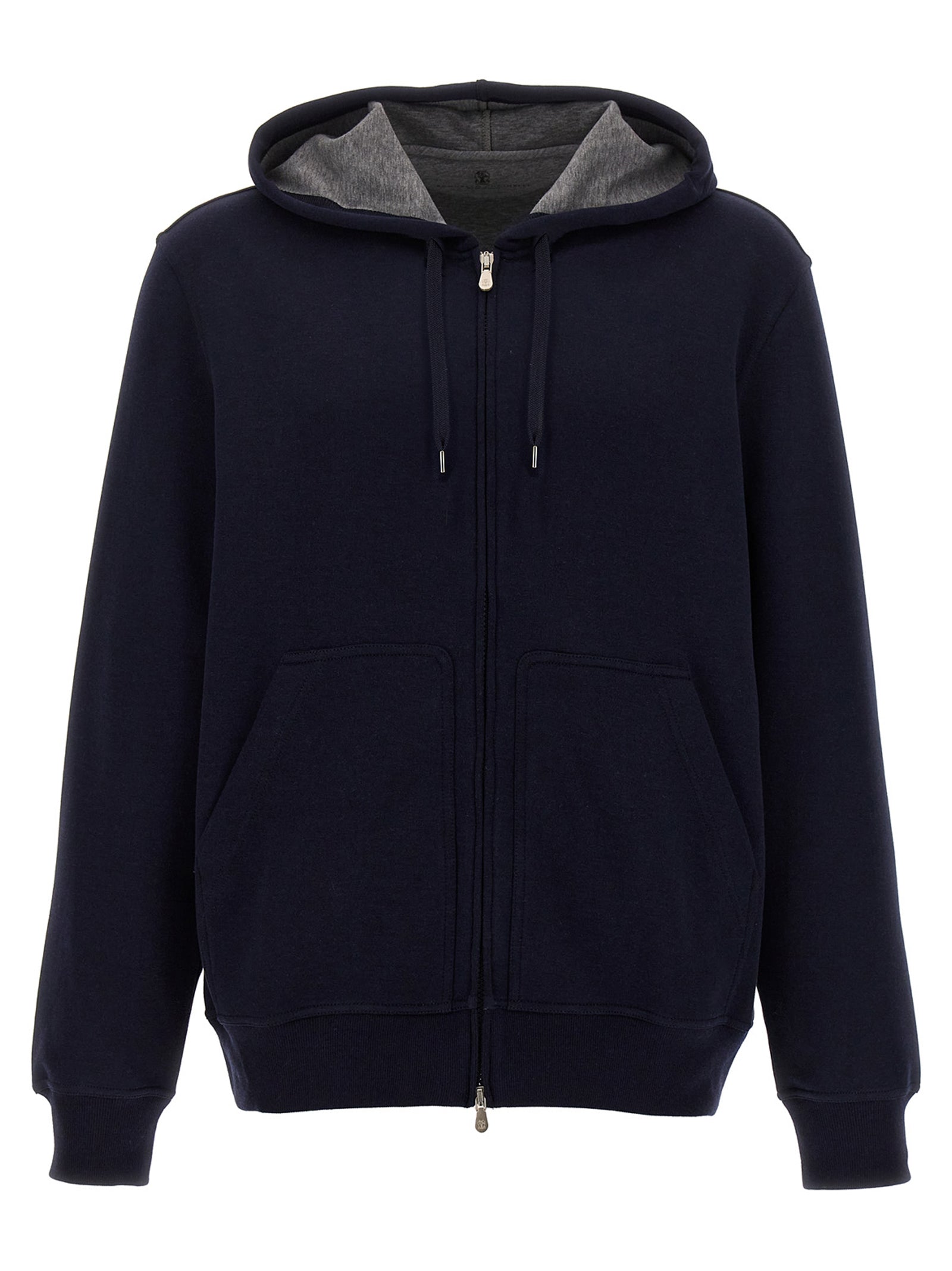 Blue Cotton Sweatshirt