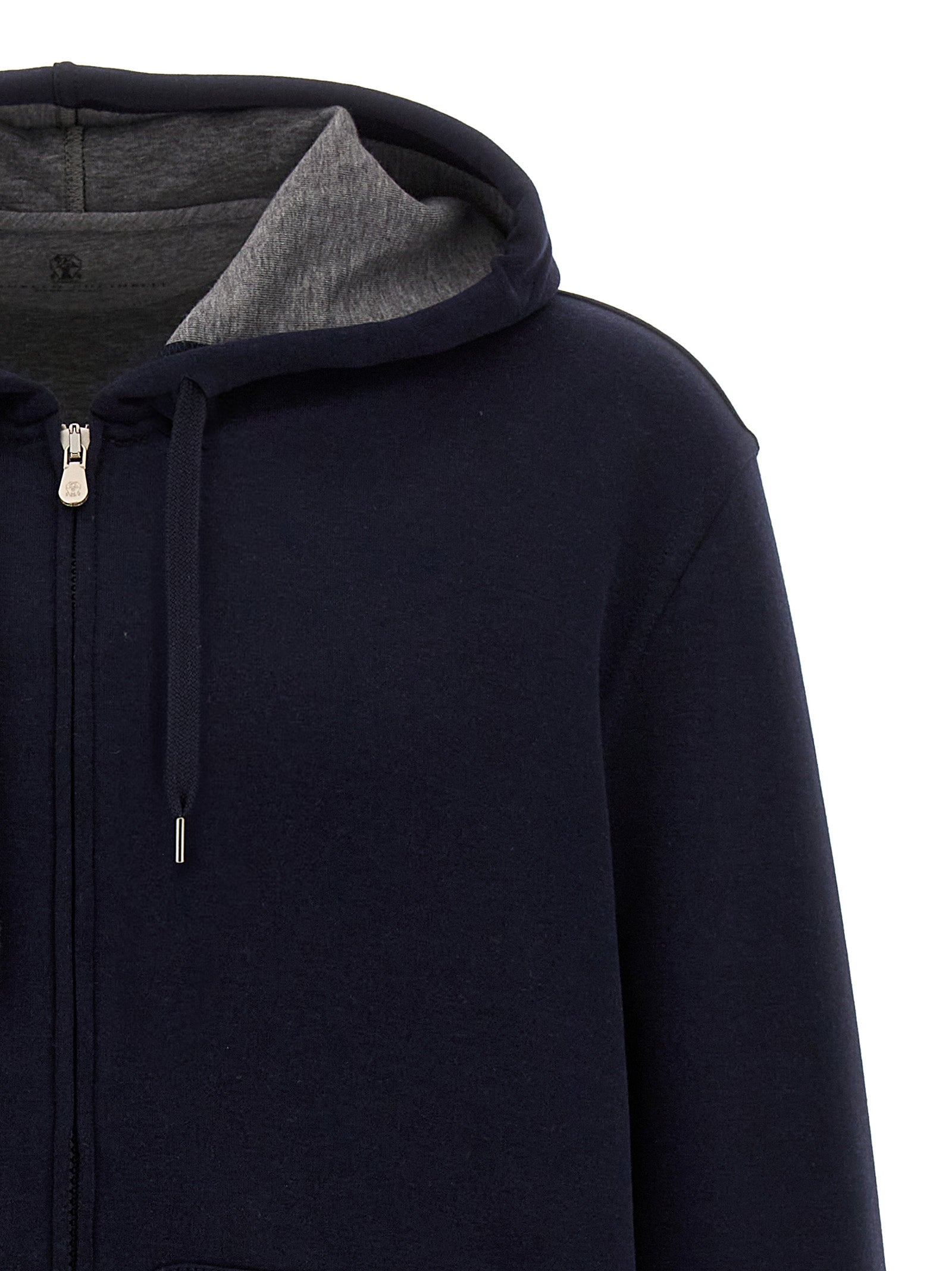 Blue Cotton Sweatshirt