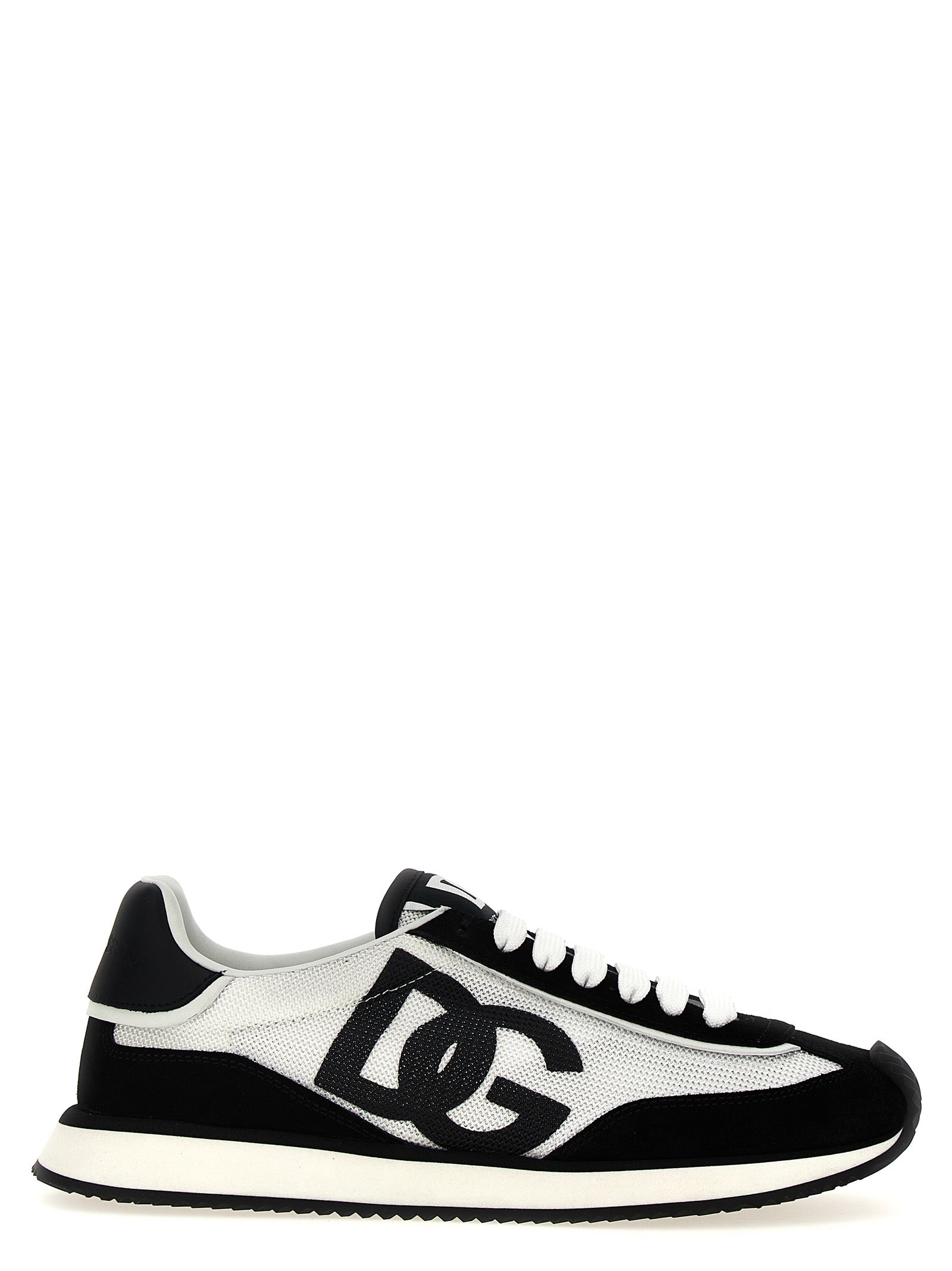 Bicolor Calfskin Athletic Sneakers