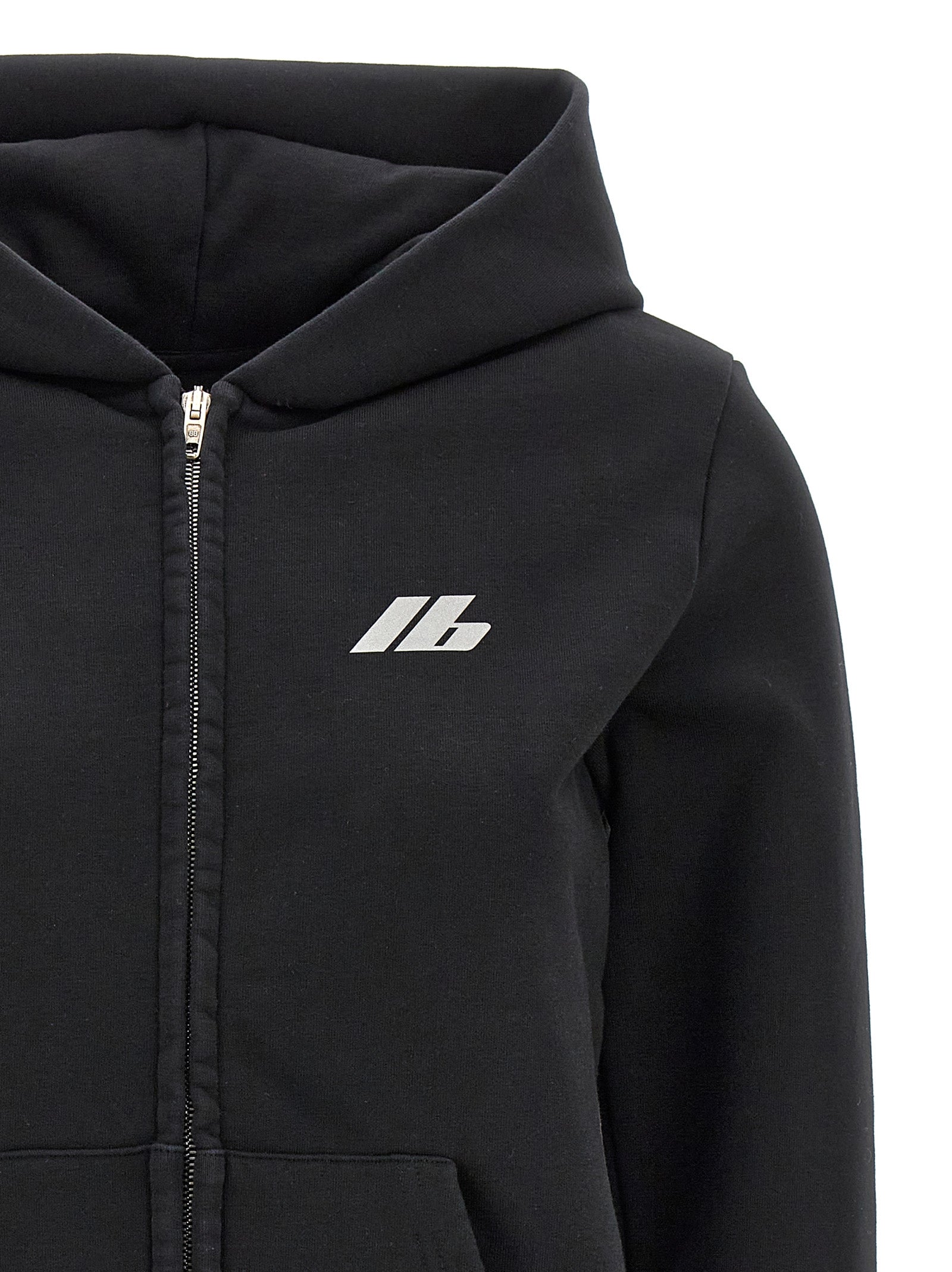 Black Cotton Sweatshirt