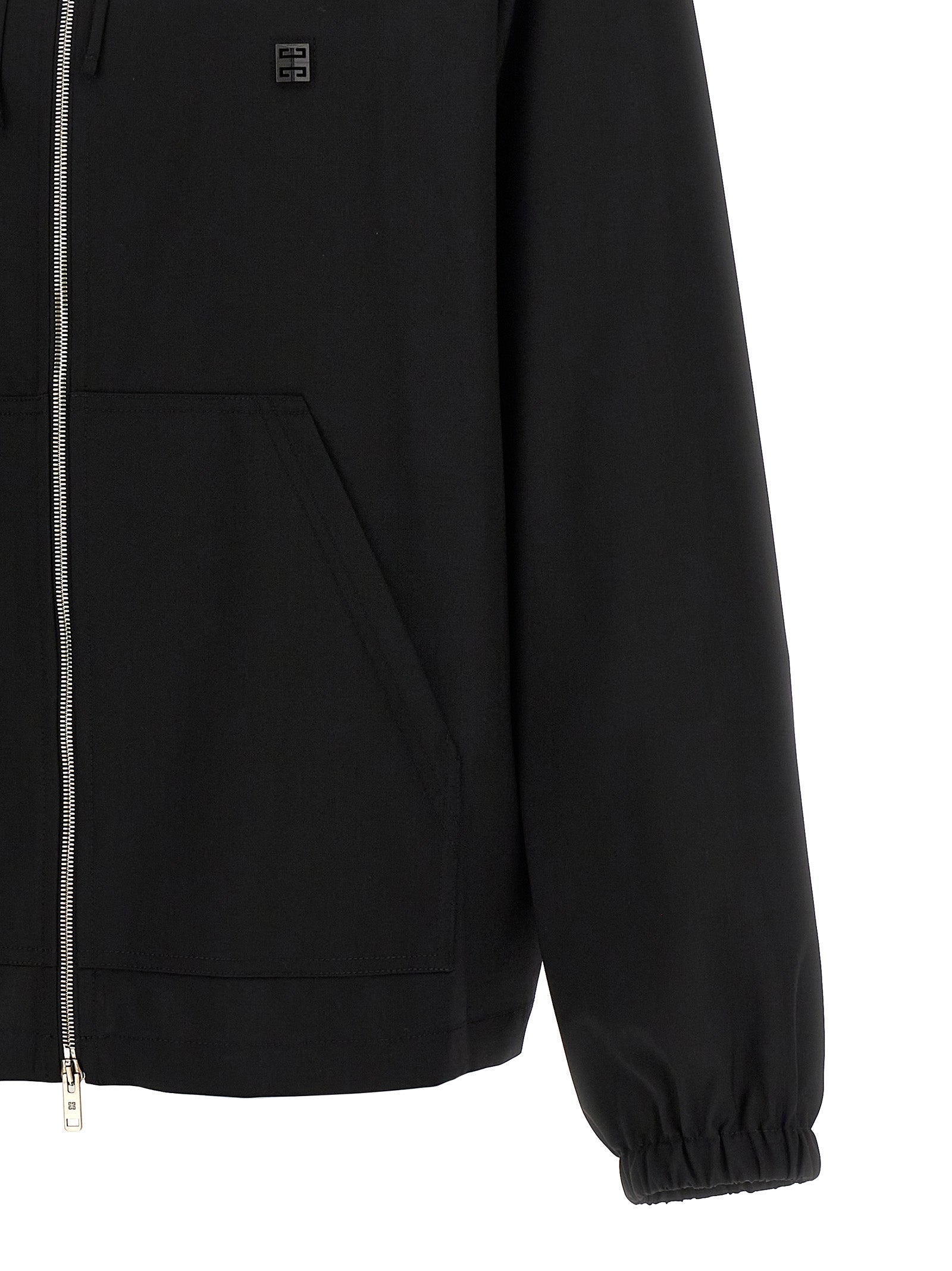 Black Virgin Wool Sweatshirt