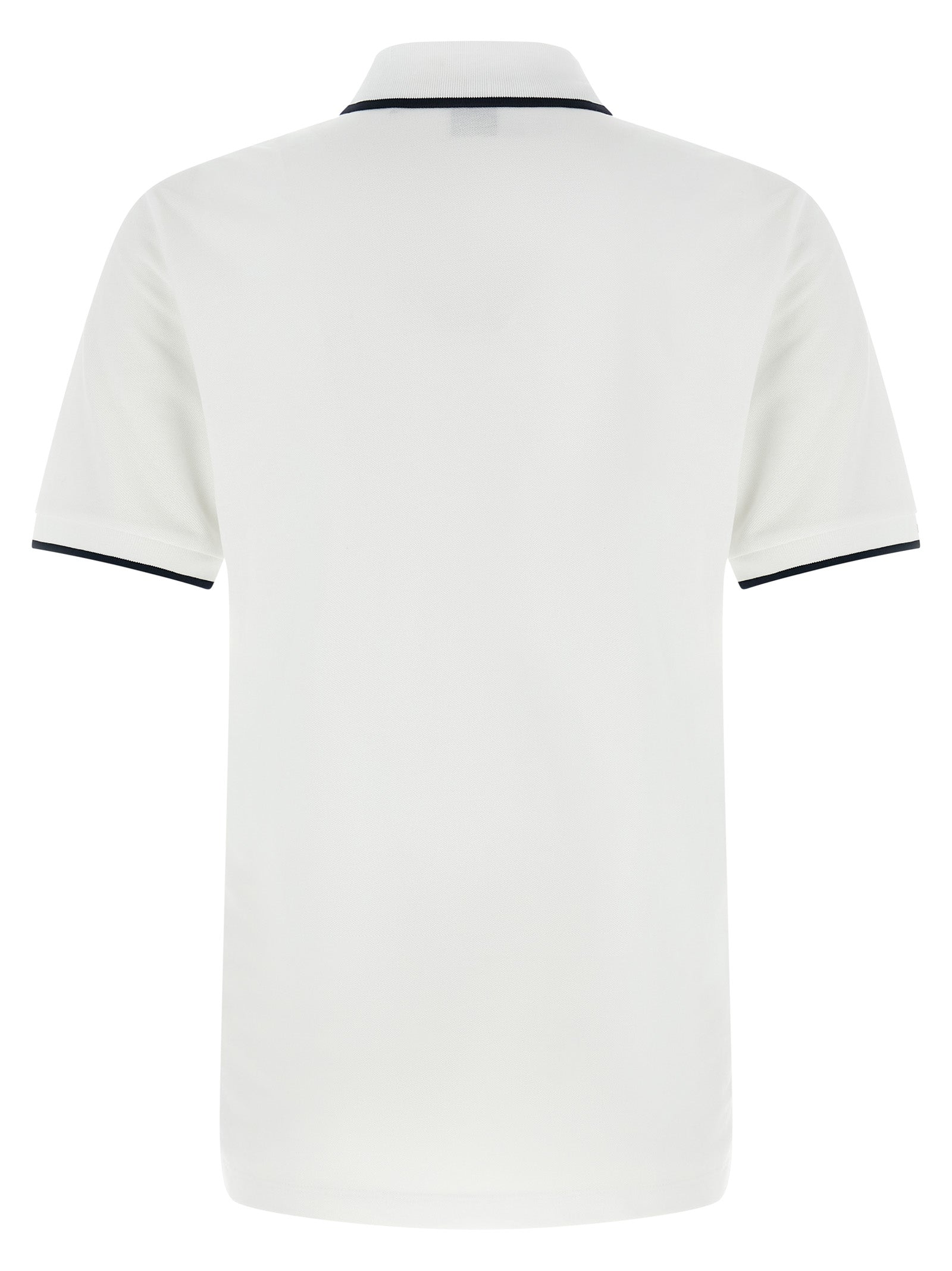 White Cotton Polo Shirt