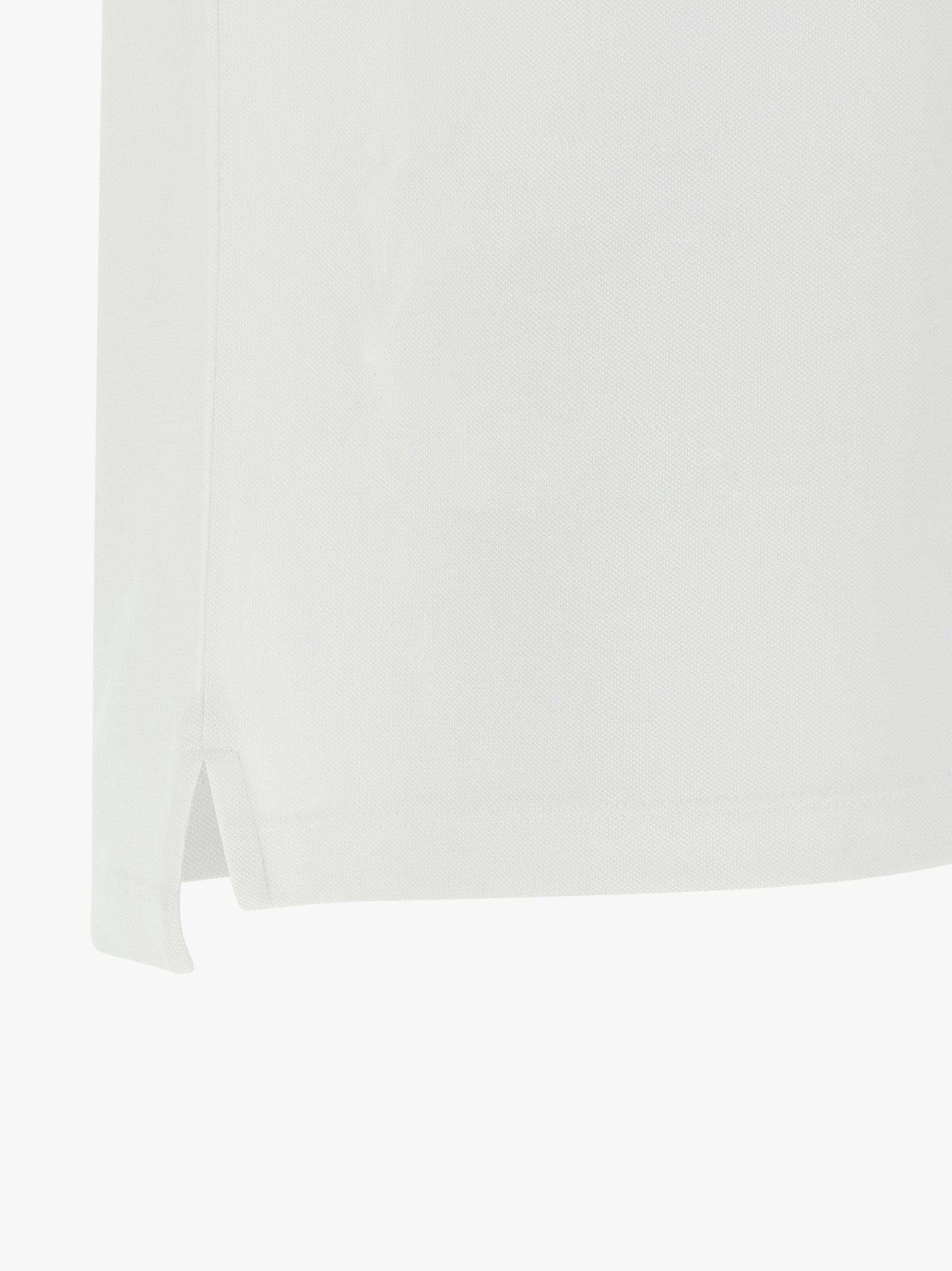 White Cotton Polo Shirt