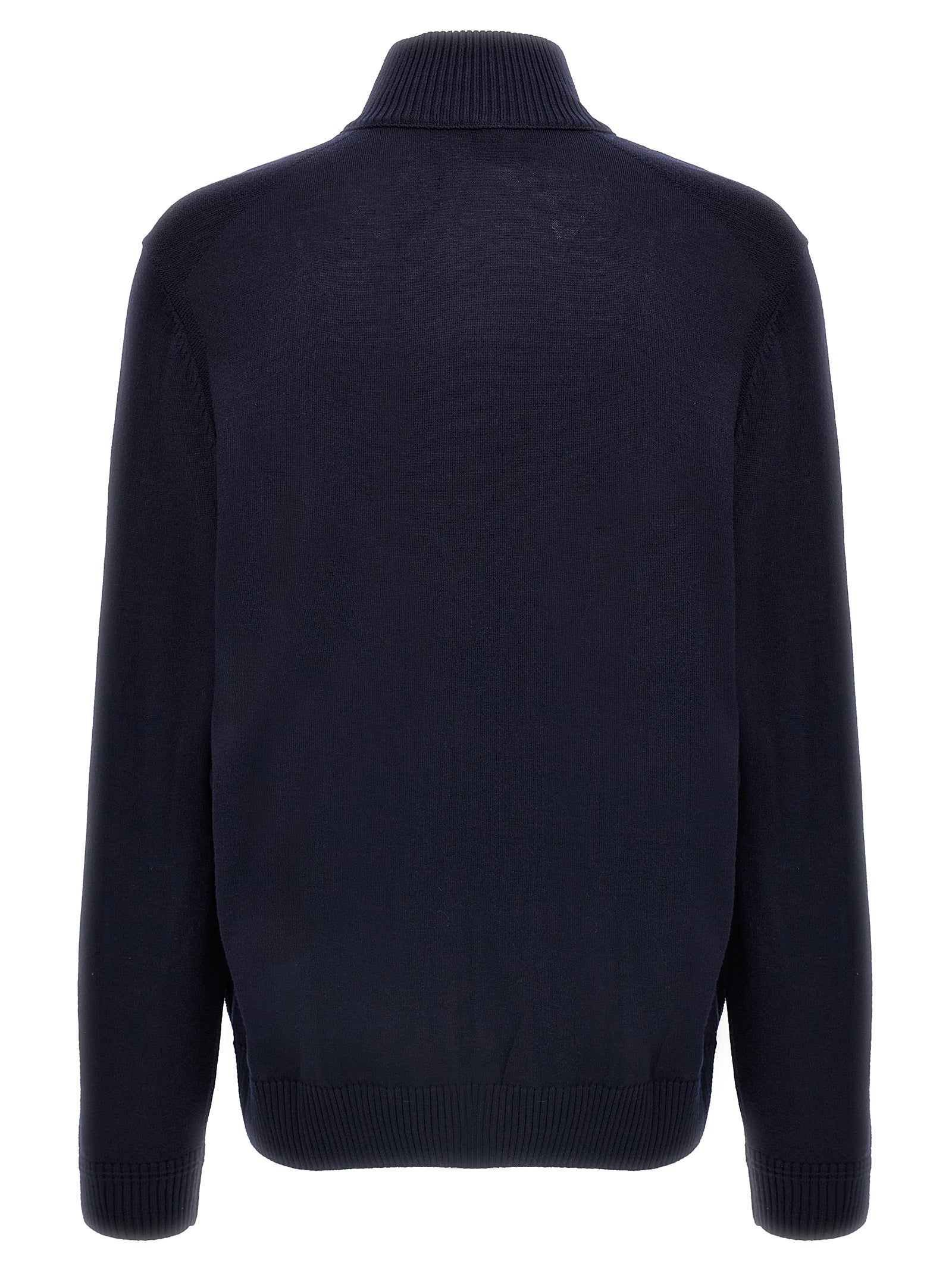 Blue Wool Cardigan