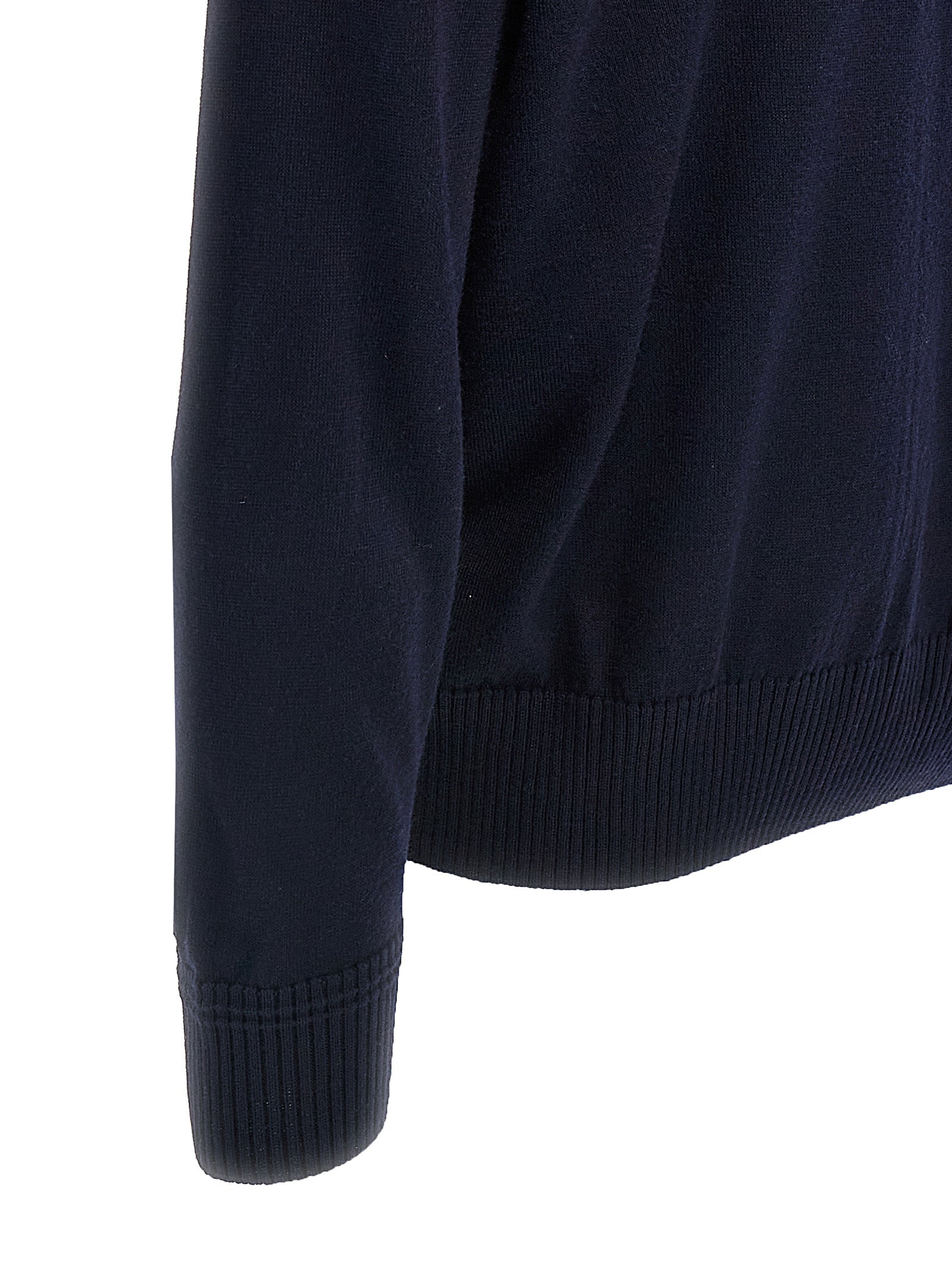 Blue Wool Cardigan