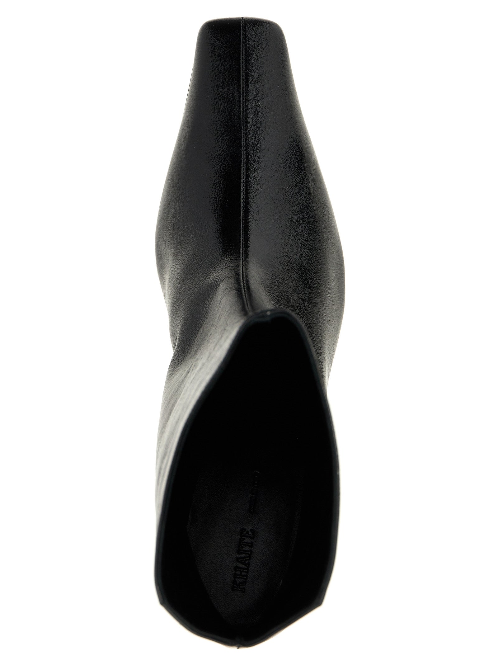 Black Calfskin Ankle Boots