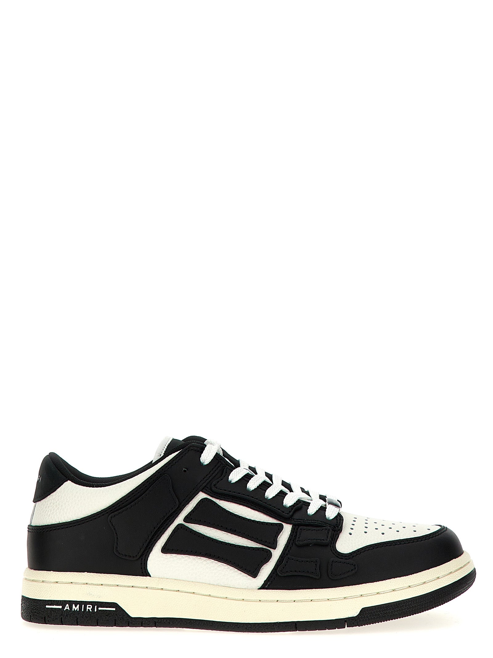 Bicolor Cowhide Low Top Sneakers