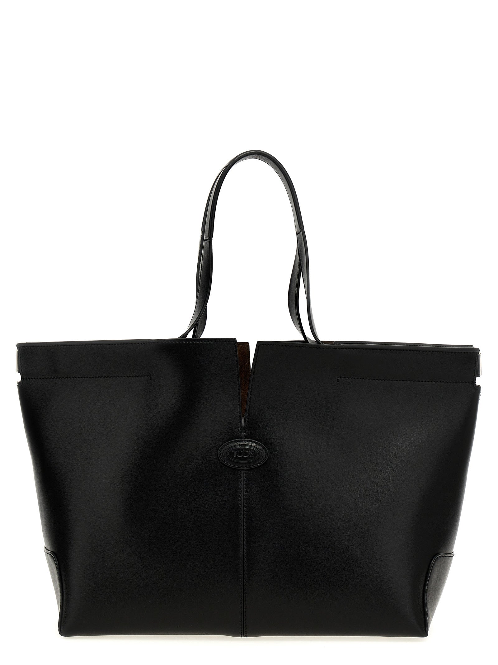 Black Calfskin Tote Bag