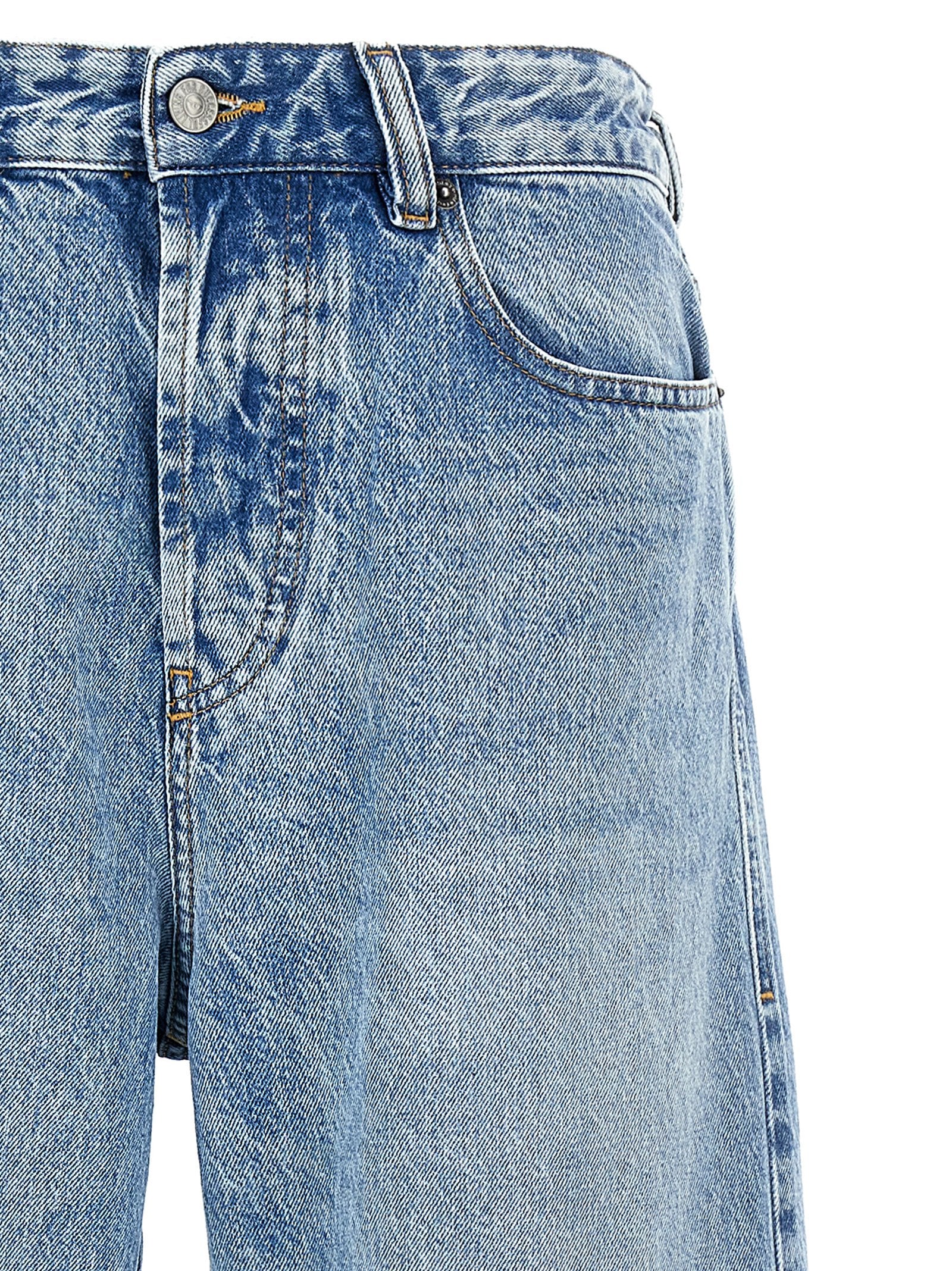 Blue Cotton Jeans Denim