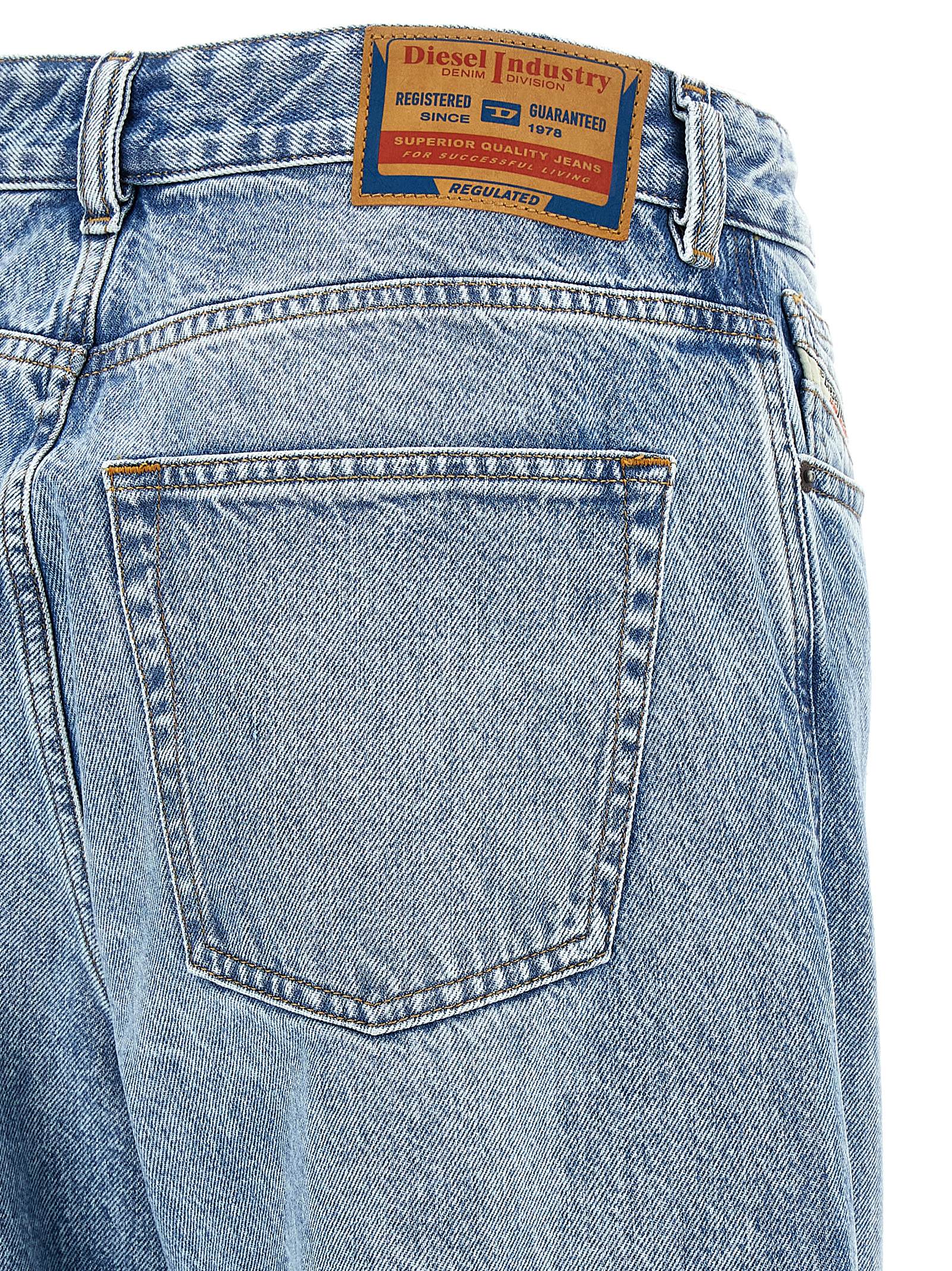 Blue Cotton Jeans Denim
