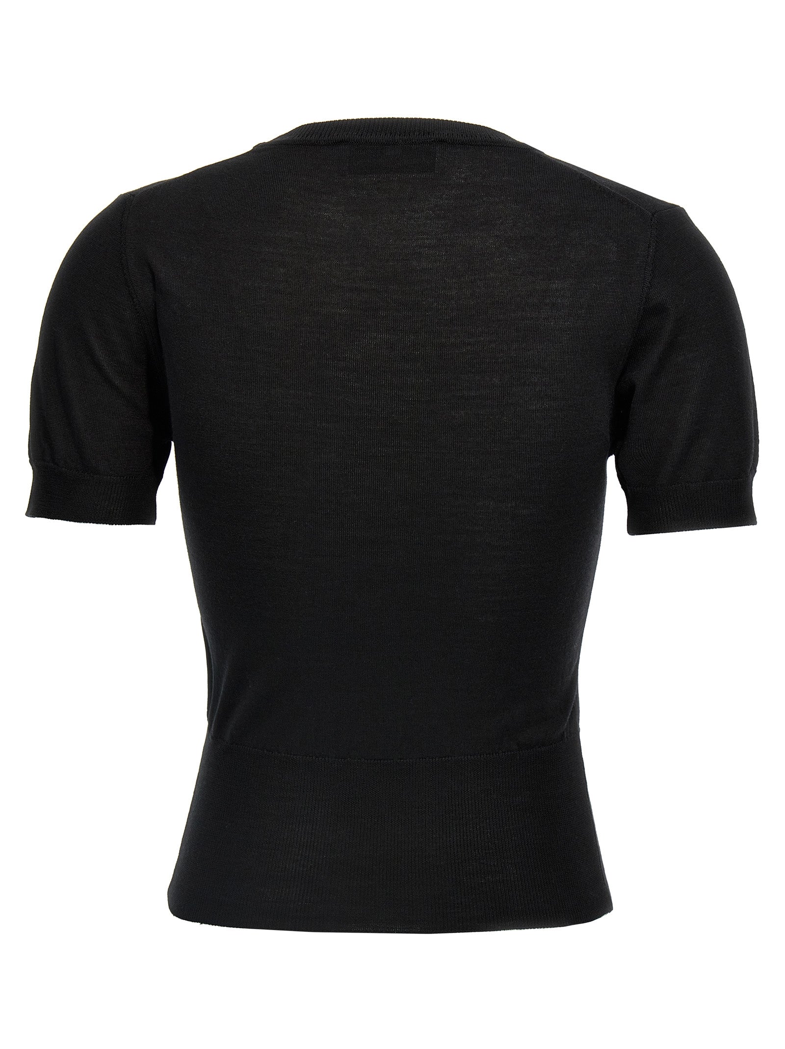 Black Wool T-Shirt