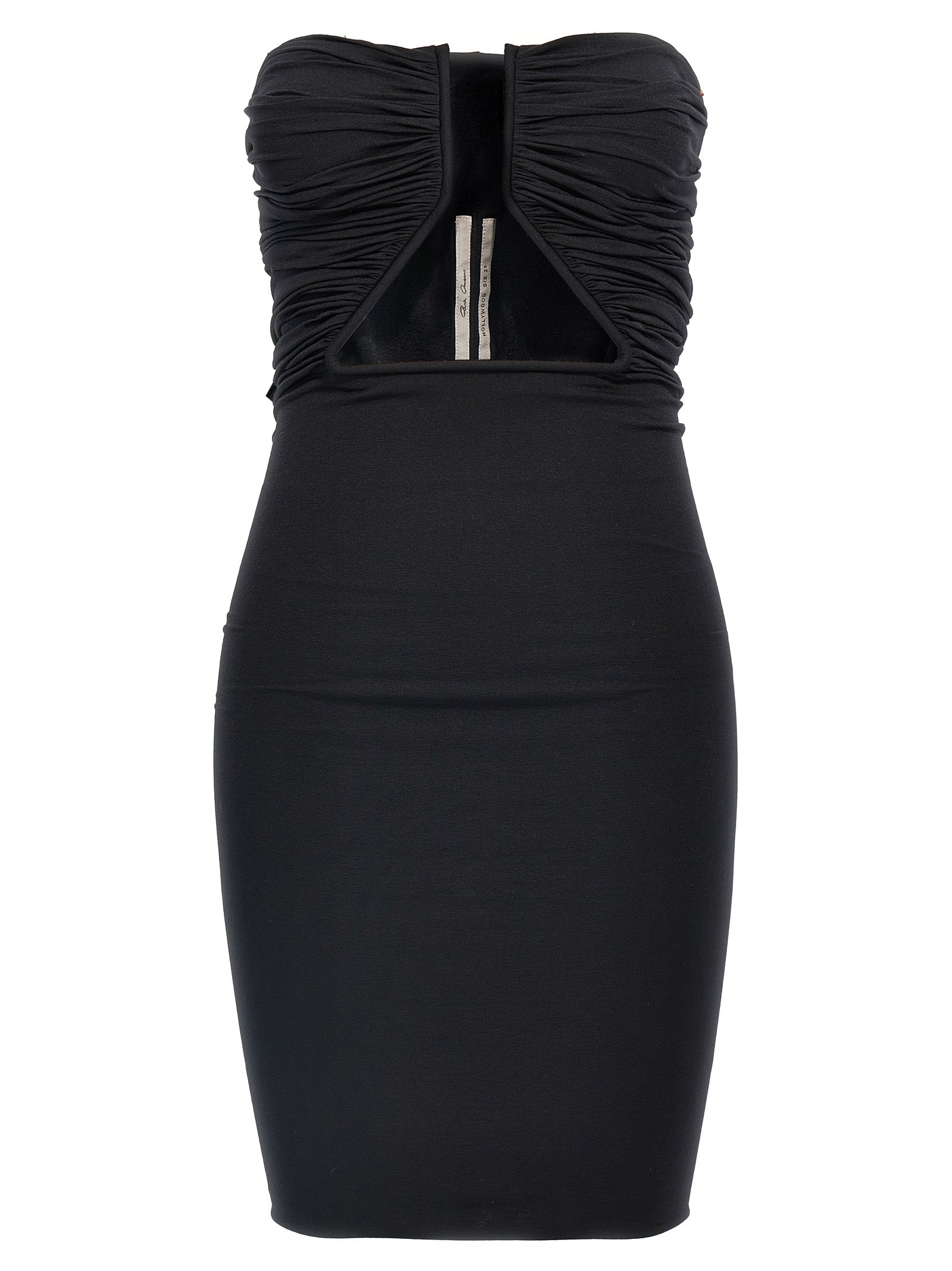Black Nylon Short Dress