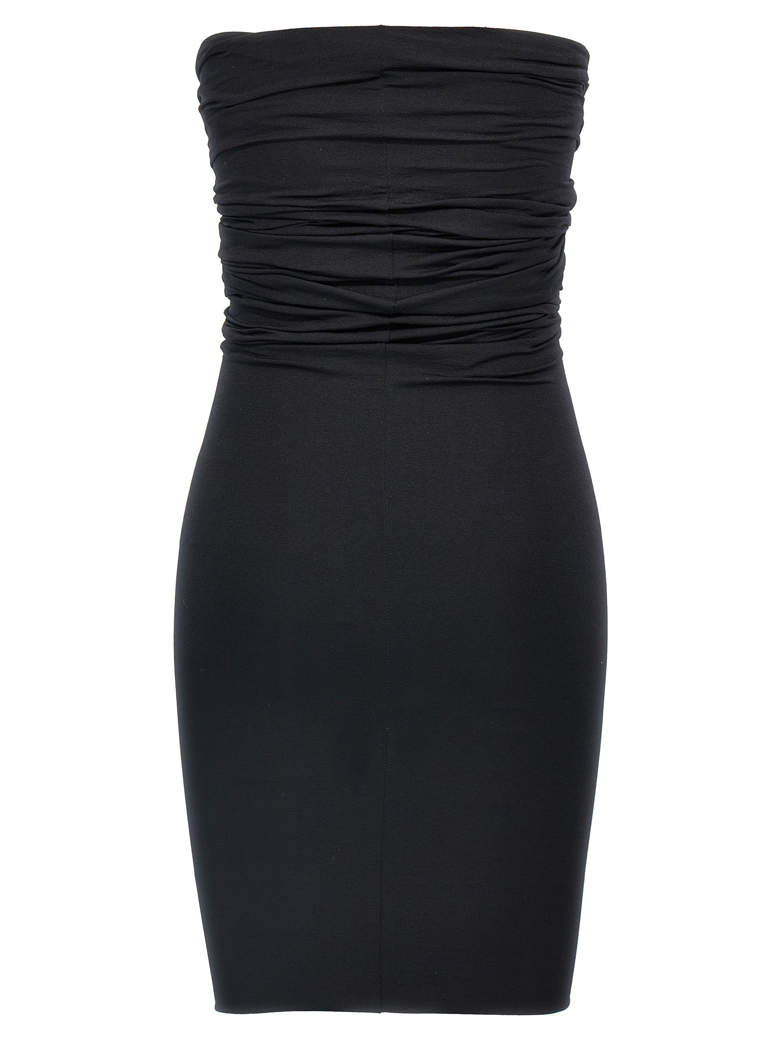 Black Nylon Short Dress