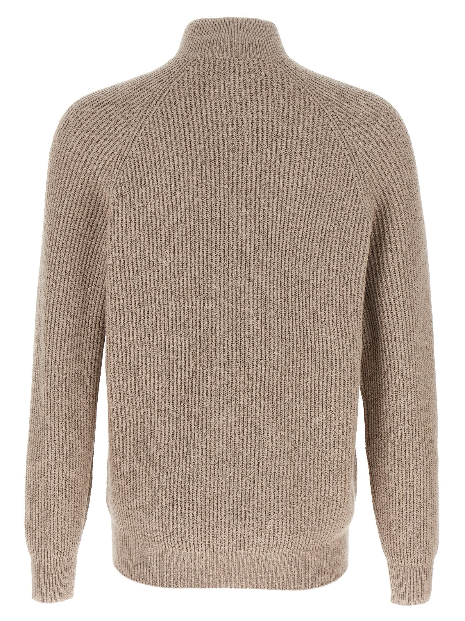 Beige Cotton Cardigan