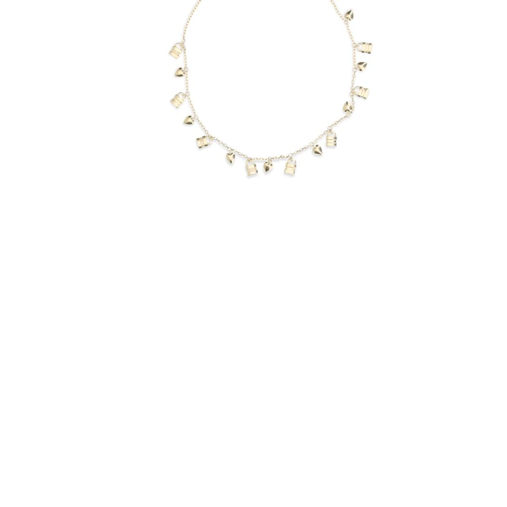 Gold Brass Necklace