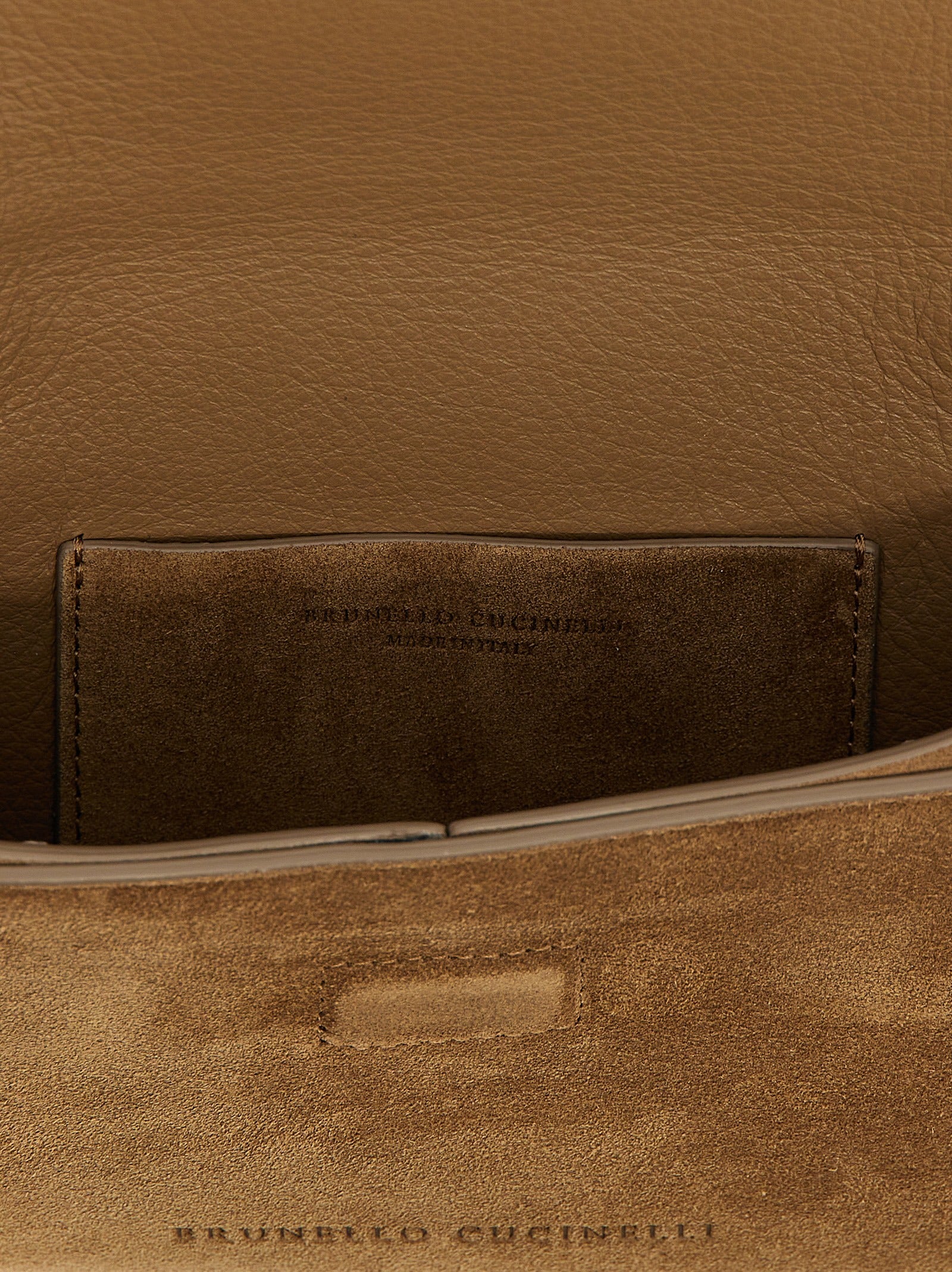 Brown Calfskin Clutch Bag