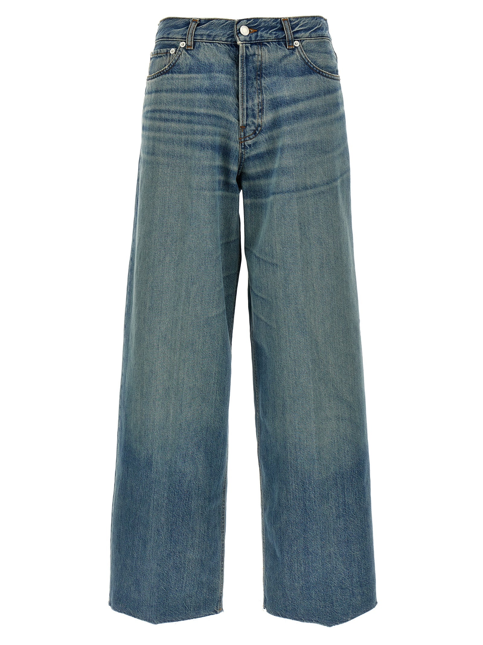 Blue Cotton Jeans Denim