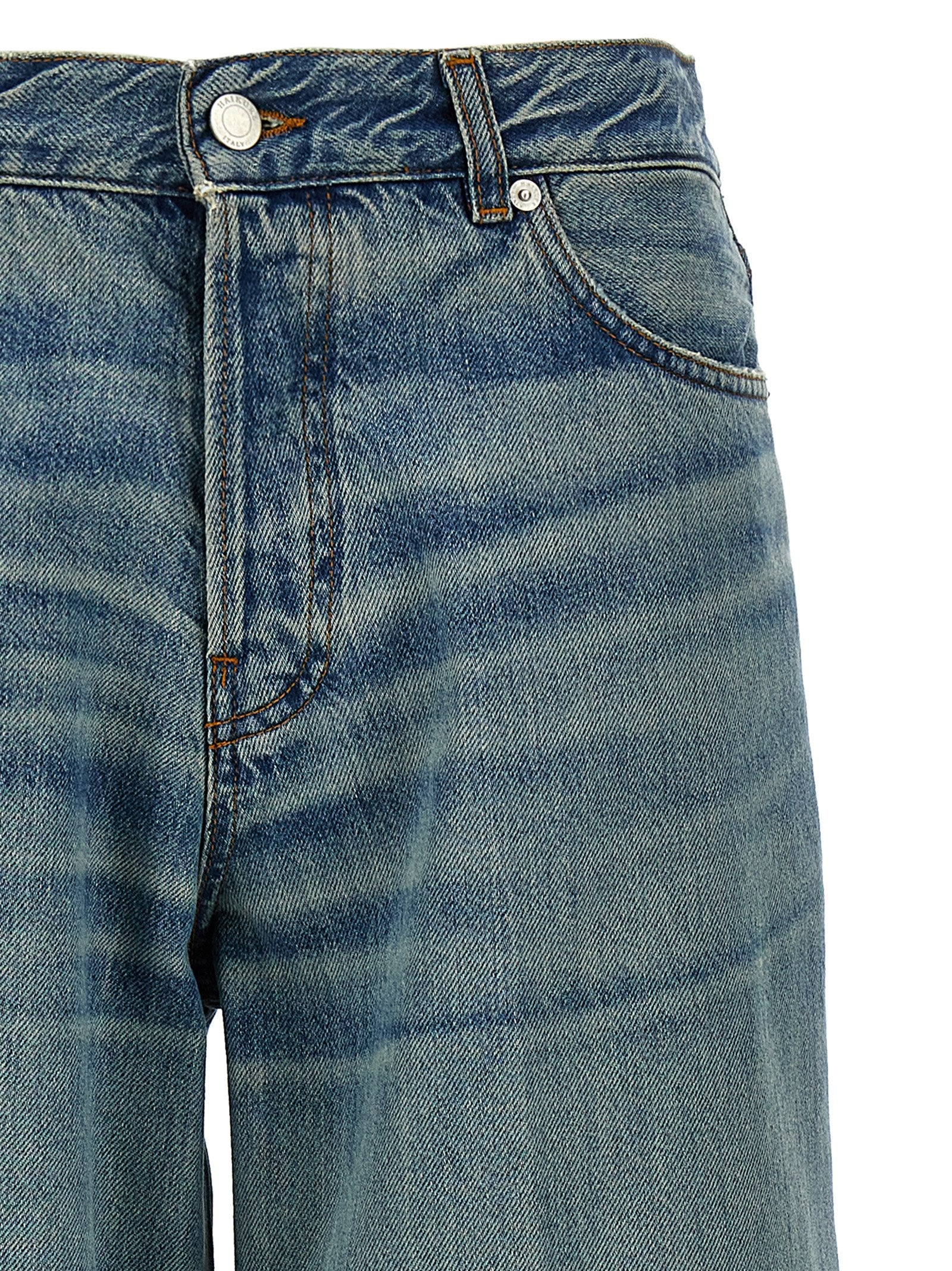 Blue Cotton Jeans Denim
