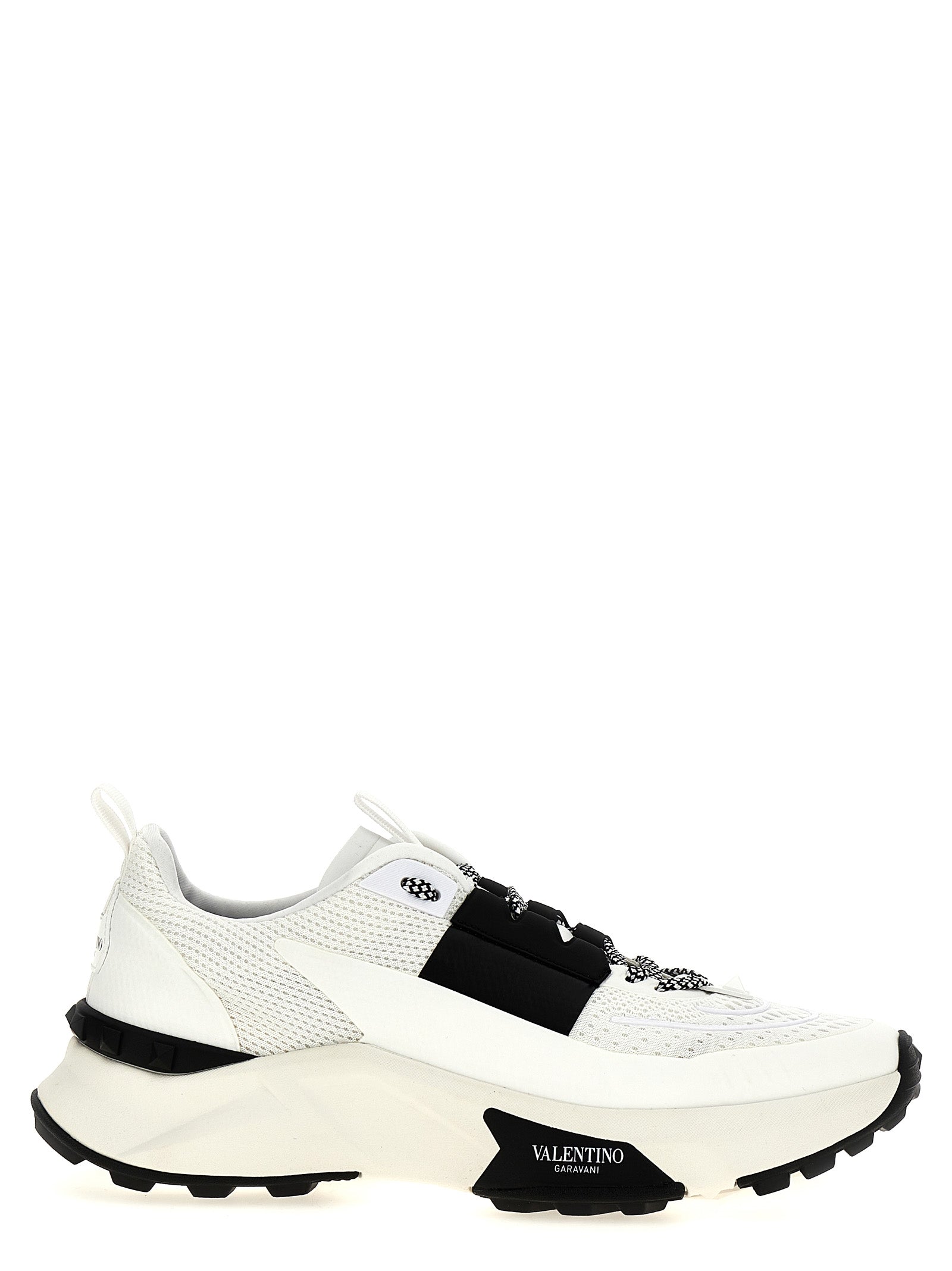 Bicolor Calfskin Athletic Sneakers