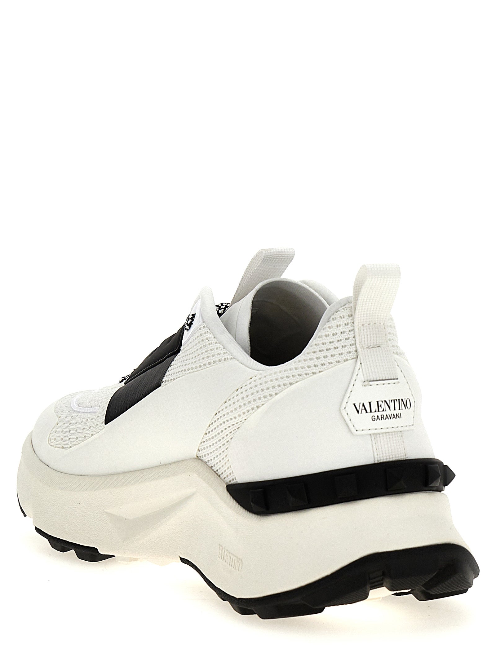 Bicolor Calfskin Athletic Sneakers