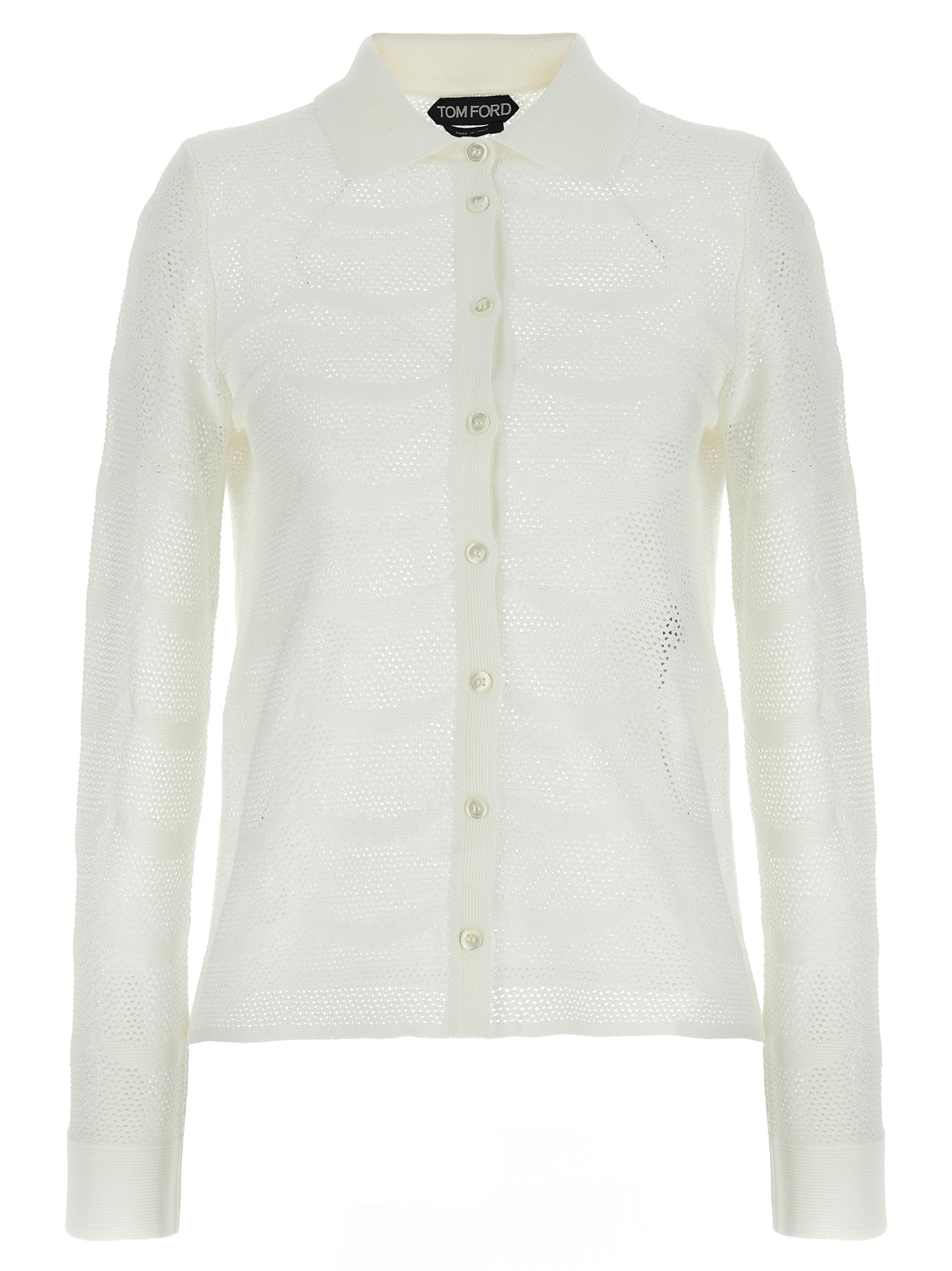 White Cotton Cardigan