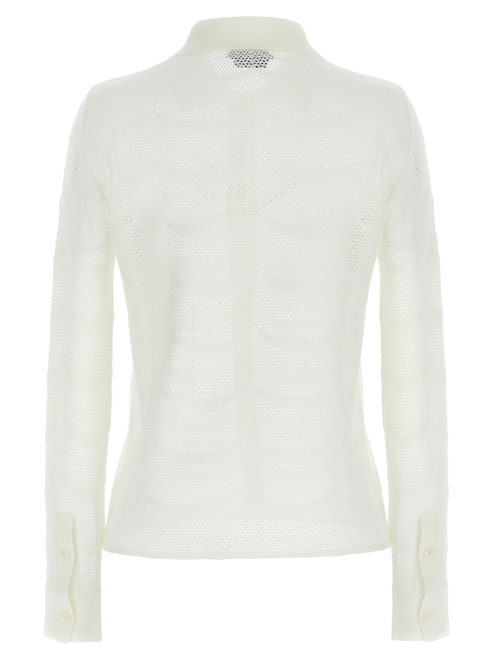 White Cotton Cardigan