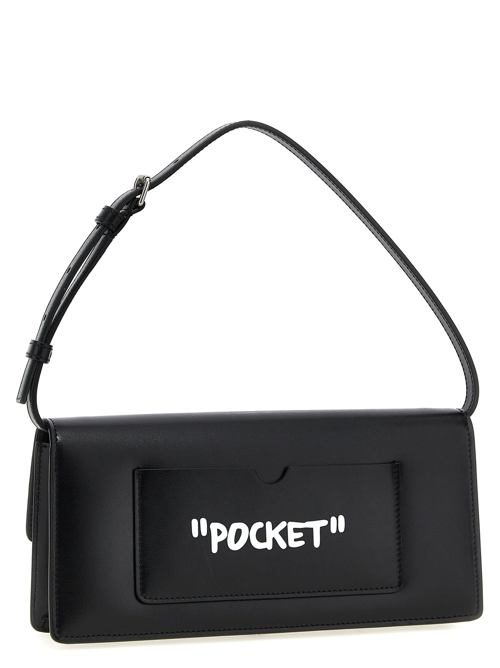 Bicolor Calfskin Shoulder Bag