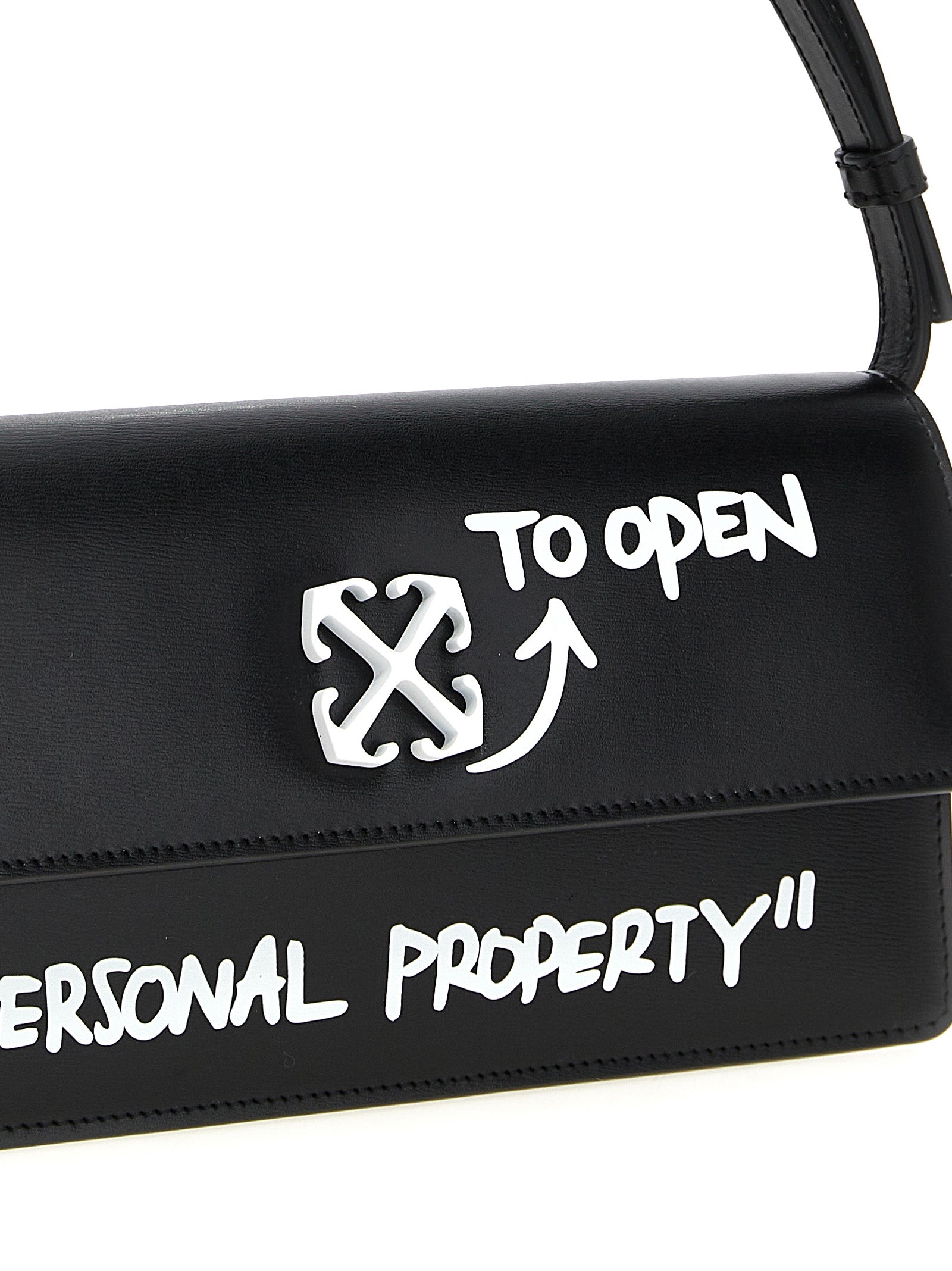 Bicolor Calfskin Shoulder Bag