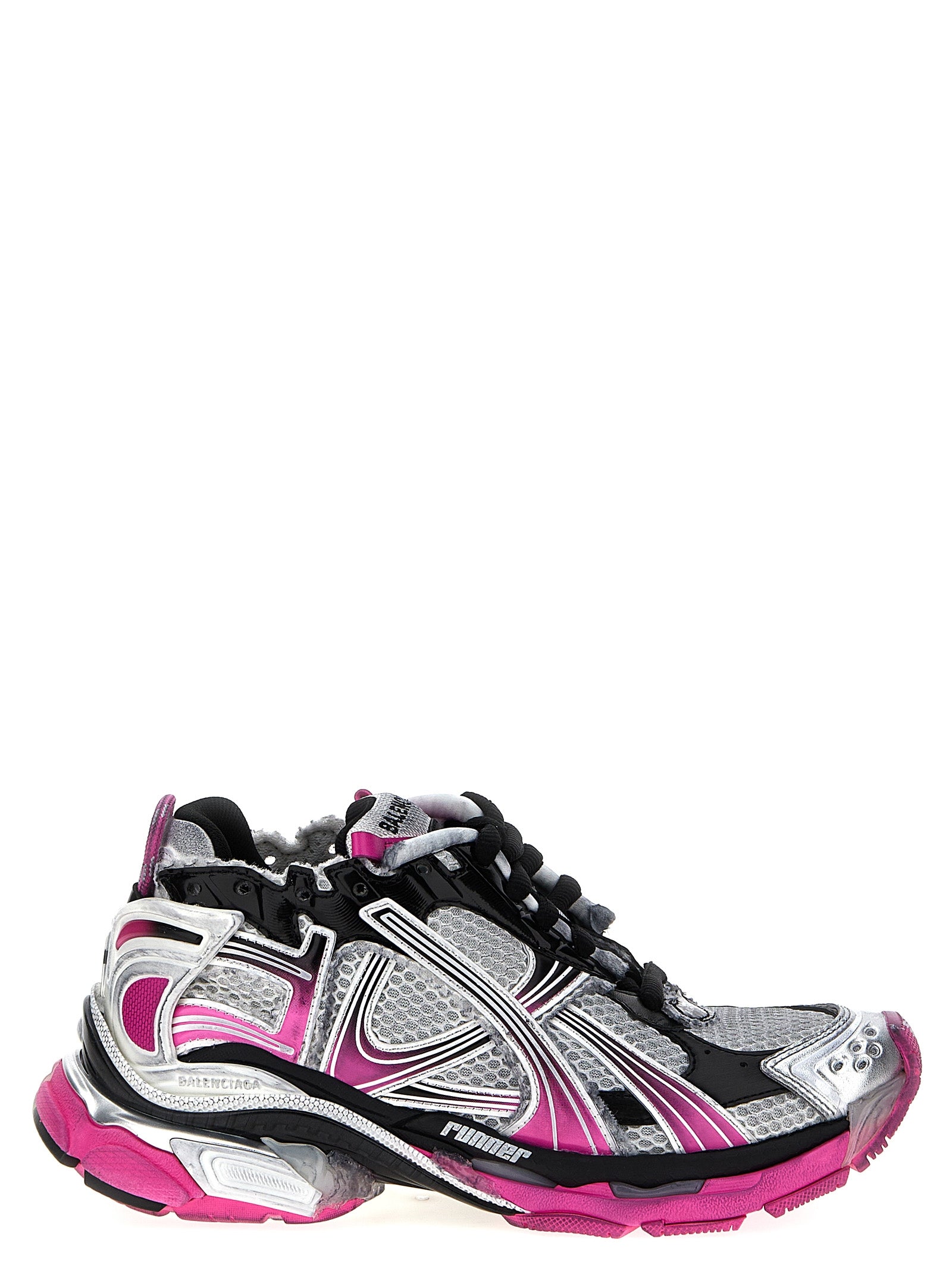Multicolor Polyethylene Athletic Sneakers