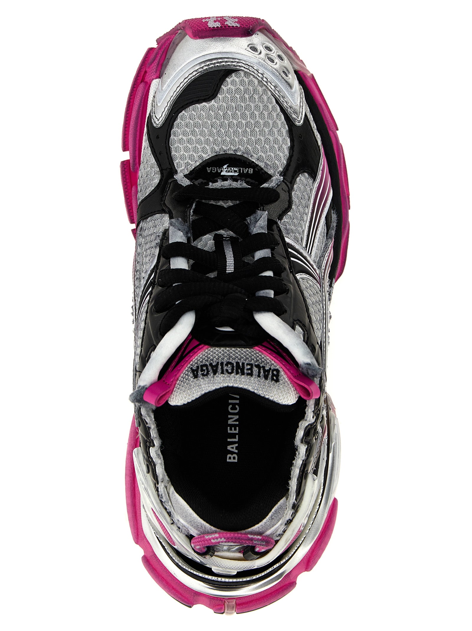 Multicolor Polyethylene Athletic Sneakers