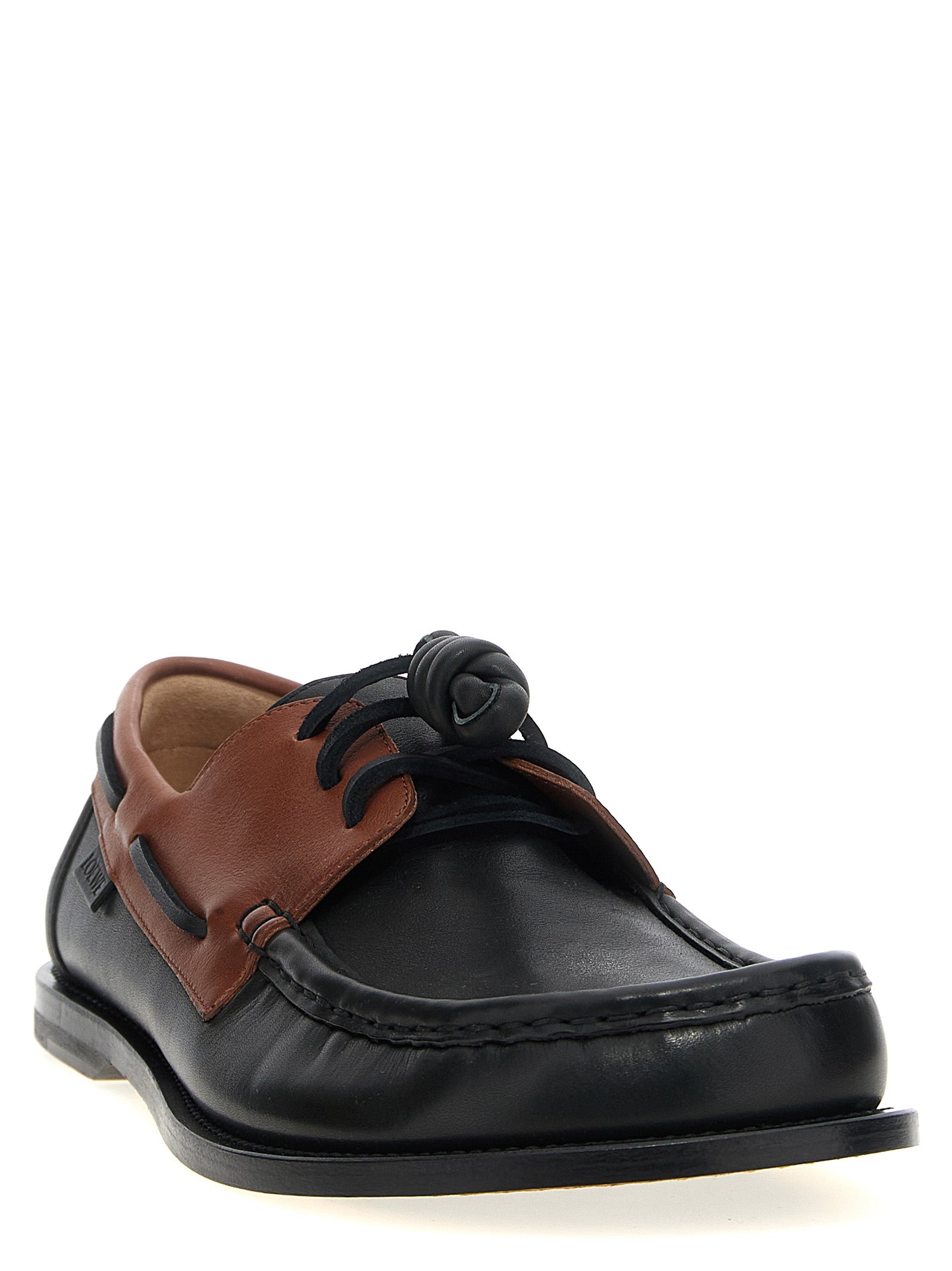 Multicolor Calfskin Slip-On Loafers