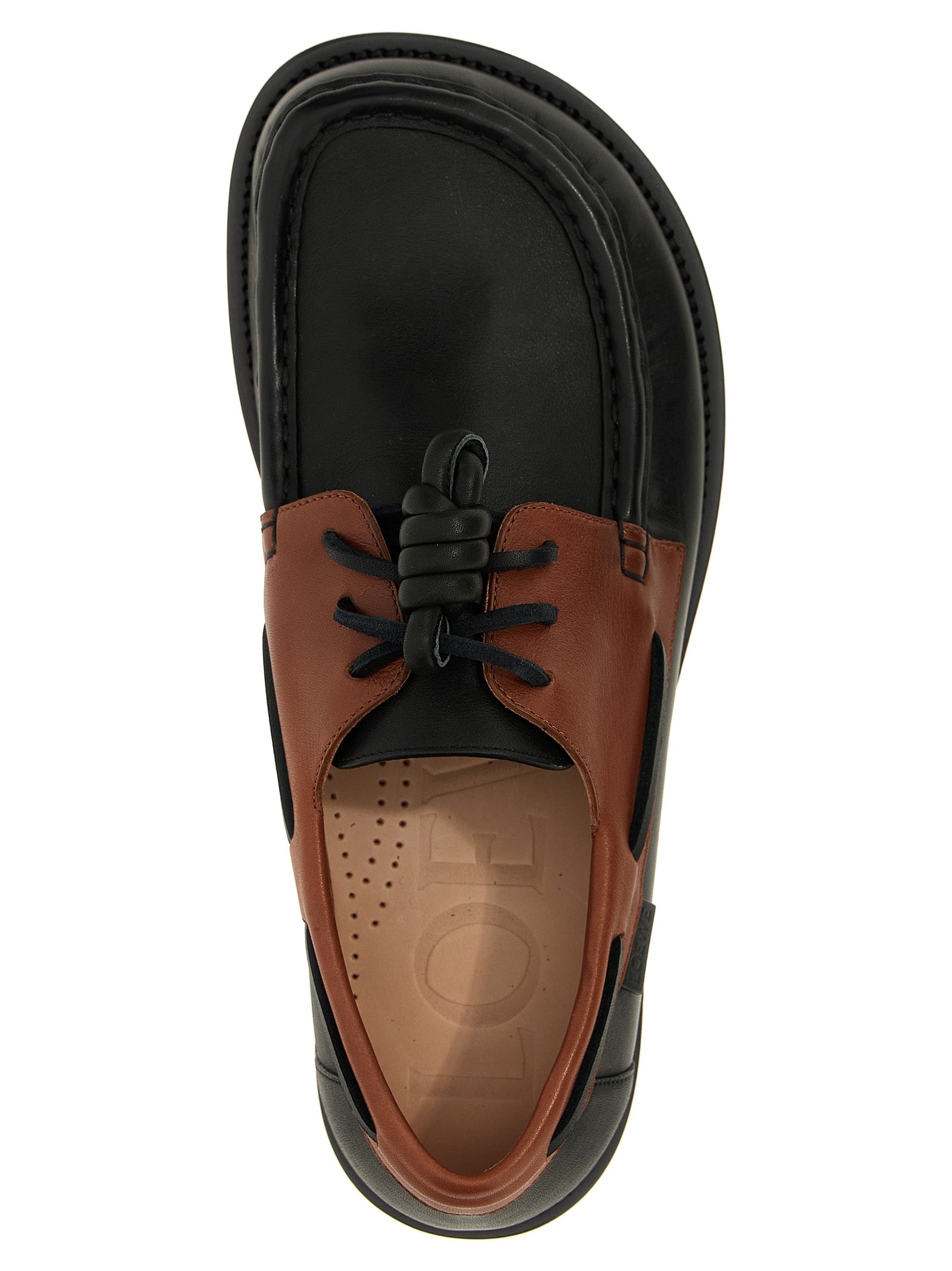 Multicolor Calfskin Slip-On Loafers