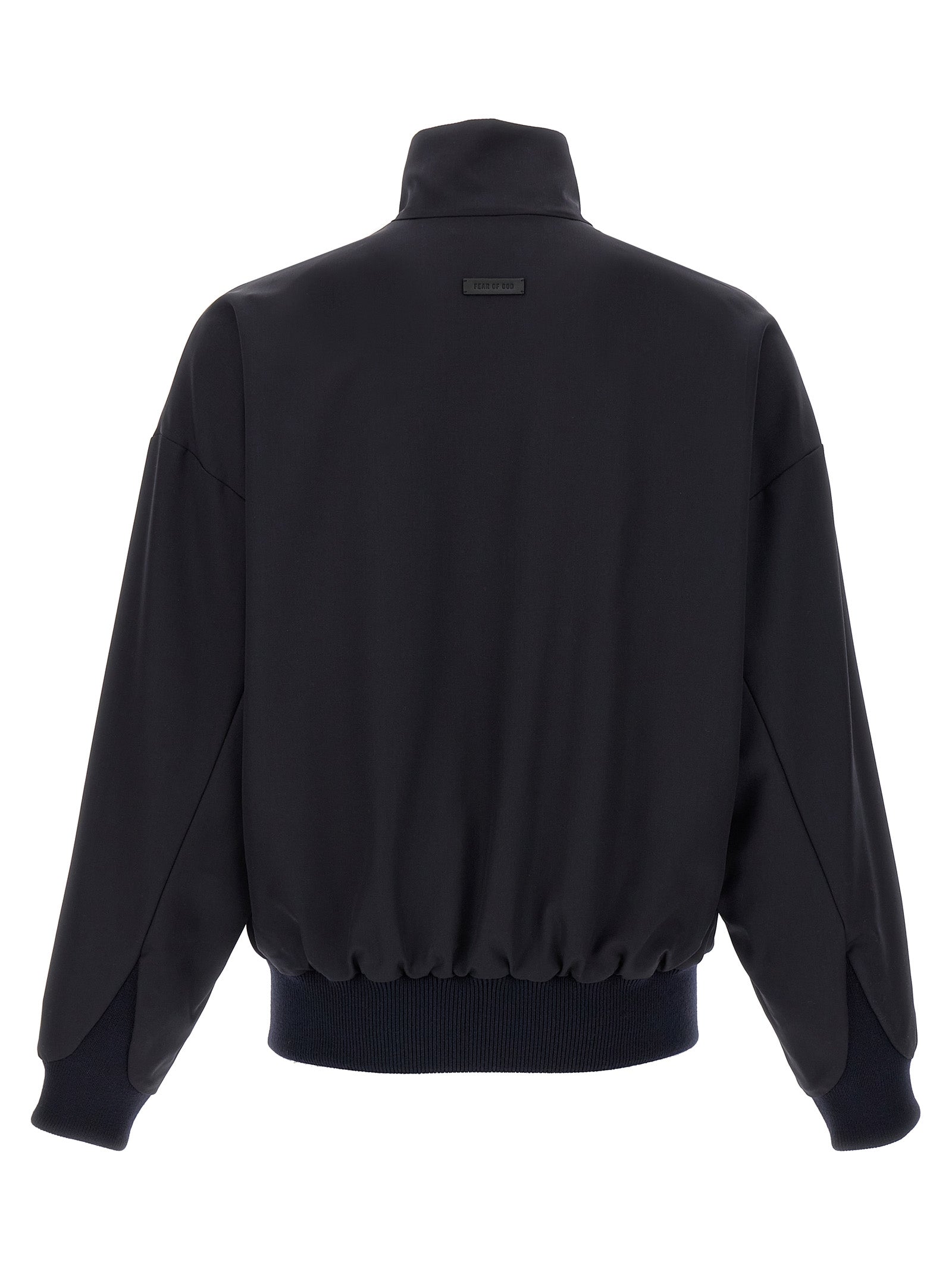 Blue Virgin Wool Full-Length Jacket