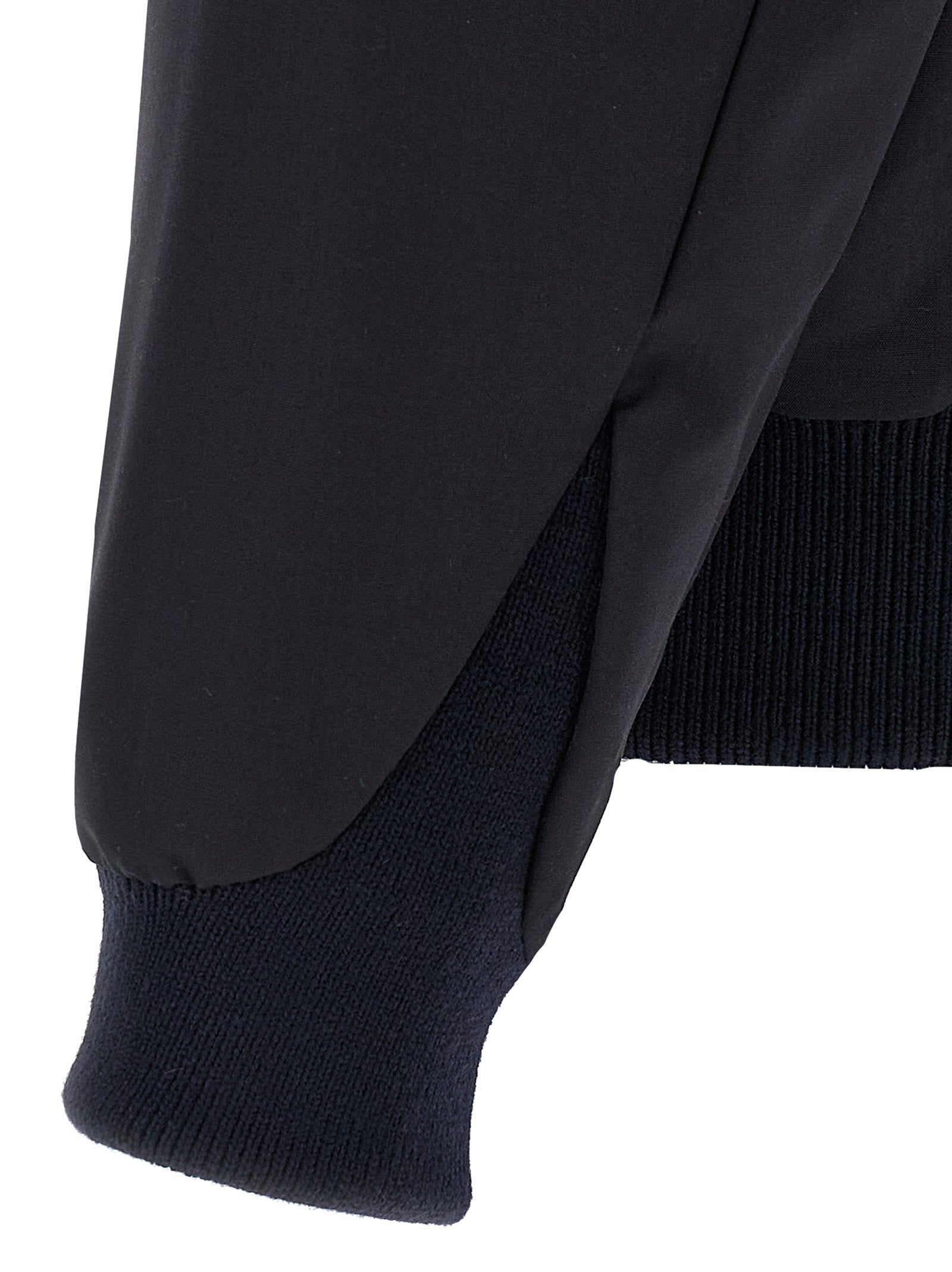 Blue Virgin Wool Full-Length Jacket