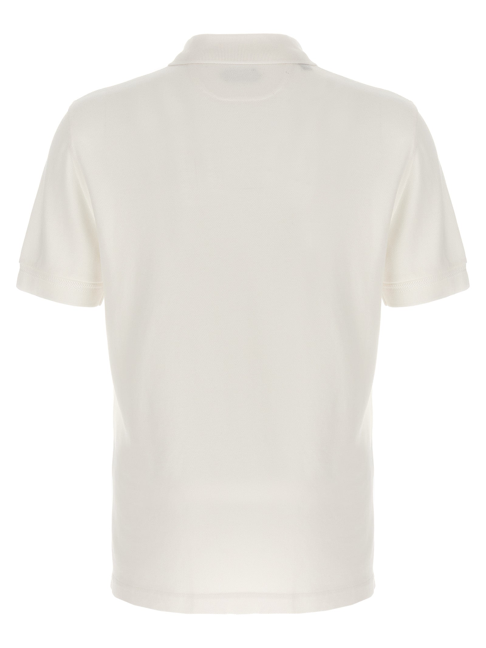 White Lyocell Polo Shirt