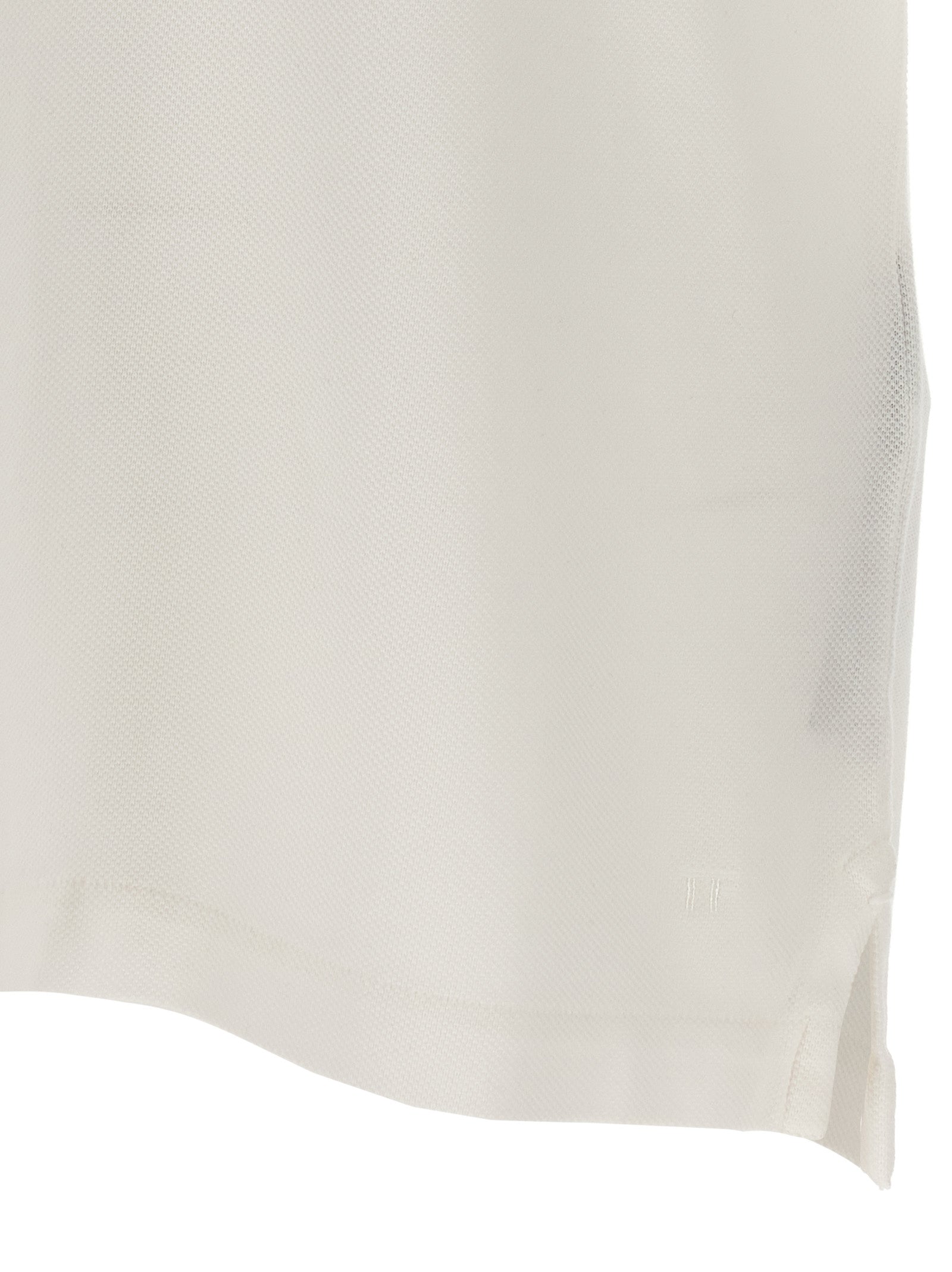 White Lyocell Polo Shirt