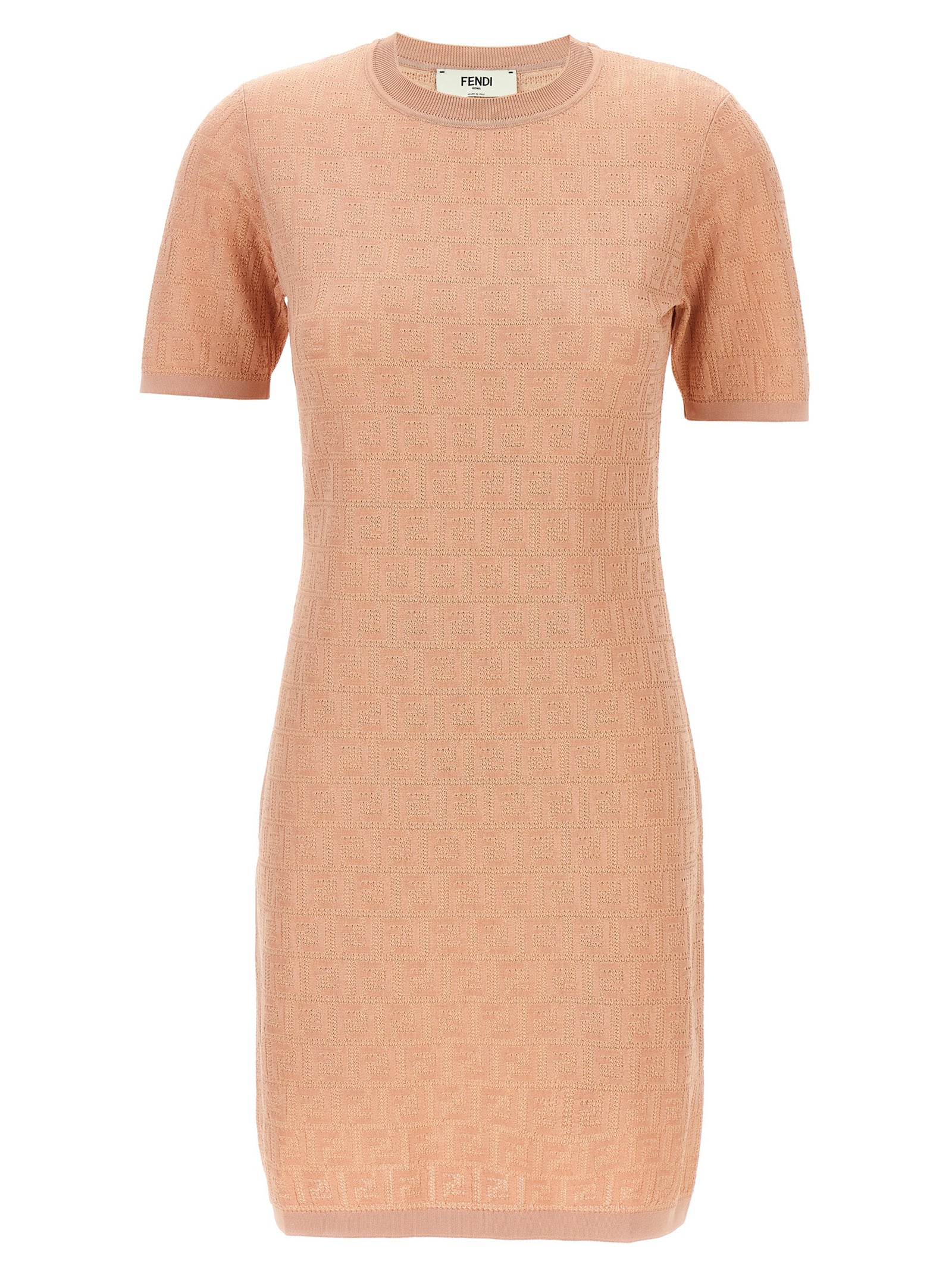 Multicolor Cotton Short Dress