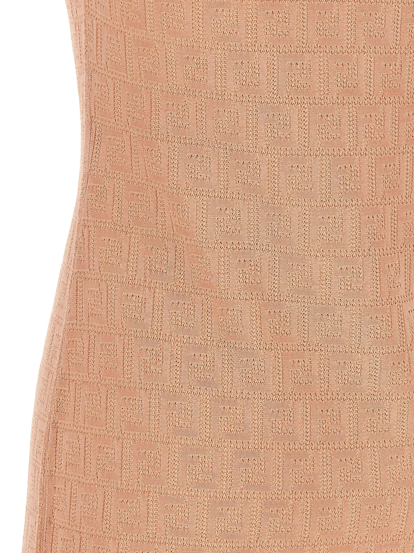 Multicolor Cotton Short Dress