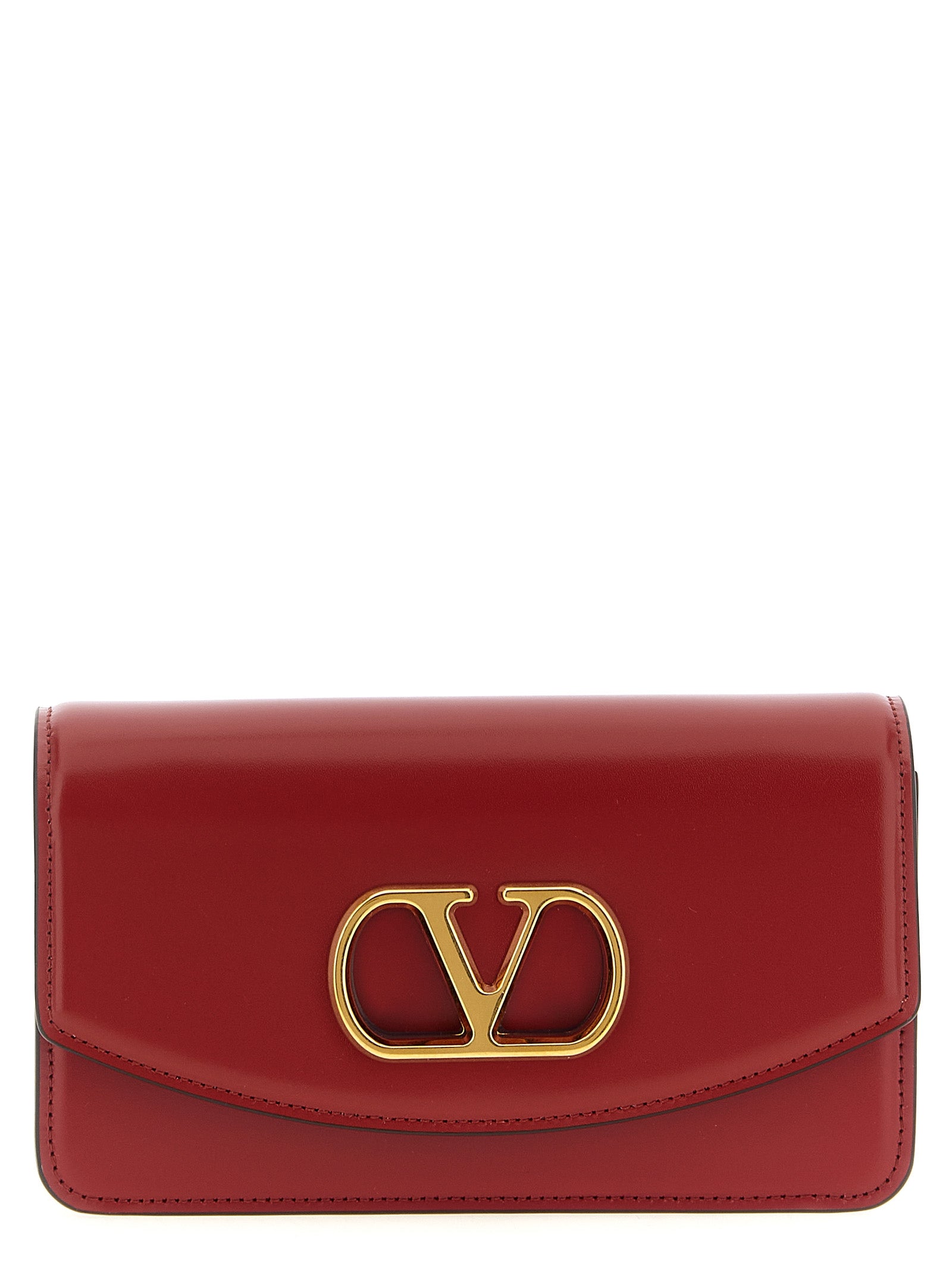 Multicolor Calfskin Clutch Bag